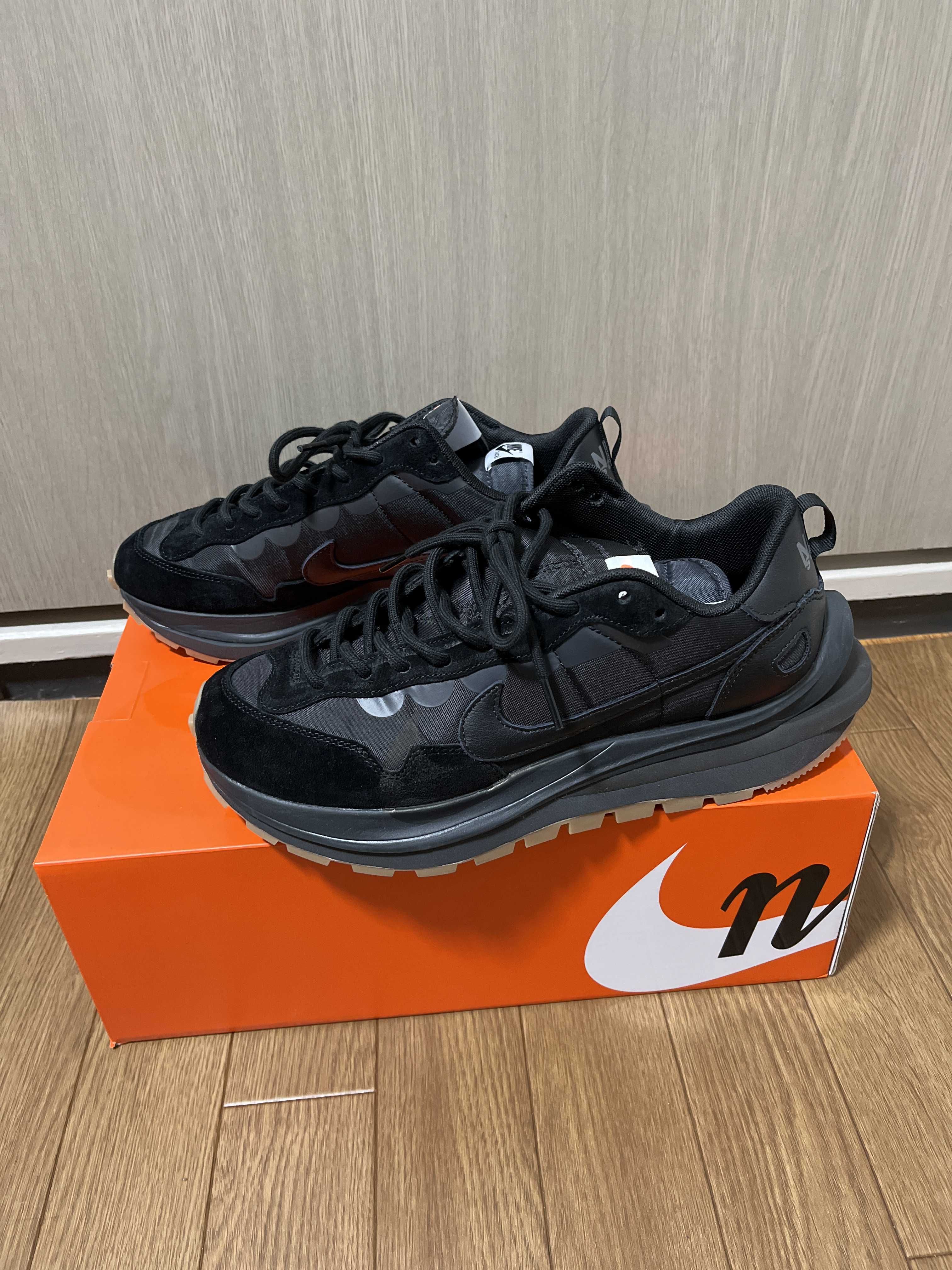 sacai × Nike VaporWaffle "Black Gum"