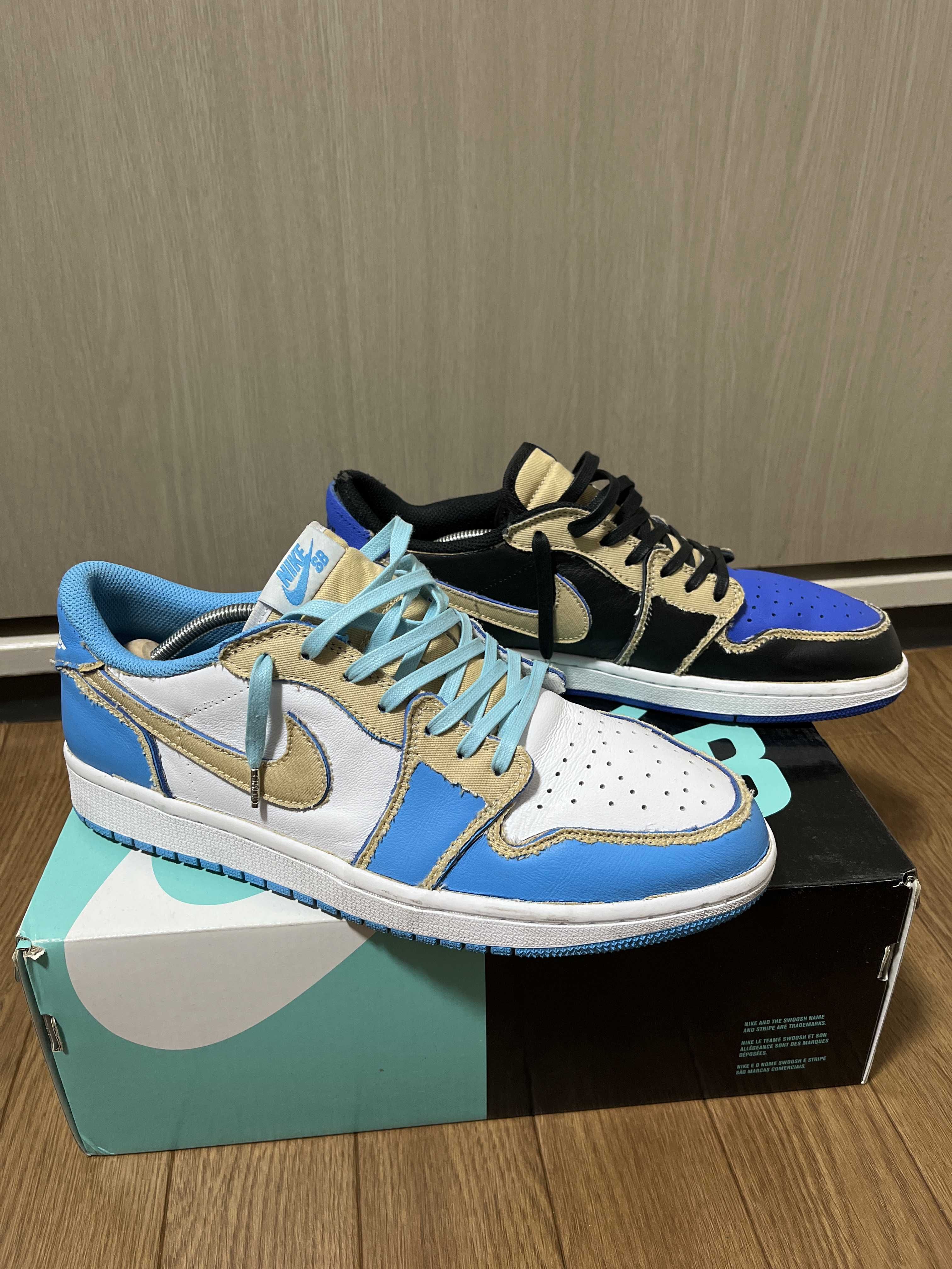 Nike SB Air Jordan 1 Low "Desert Ore/Royal Blue"