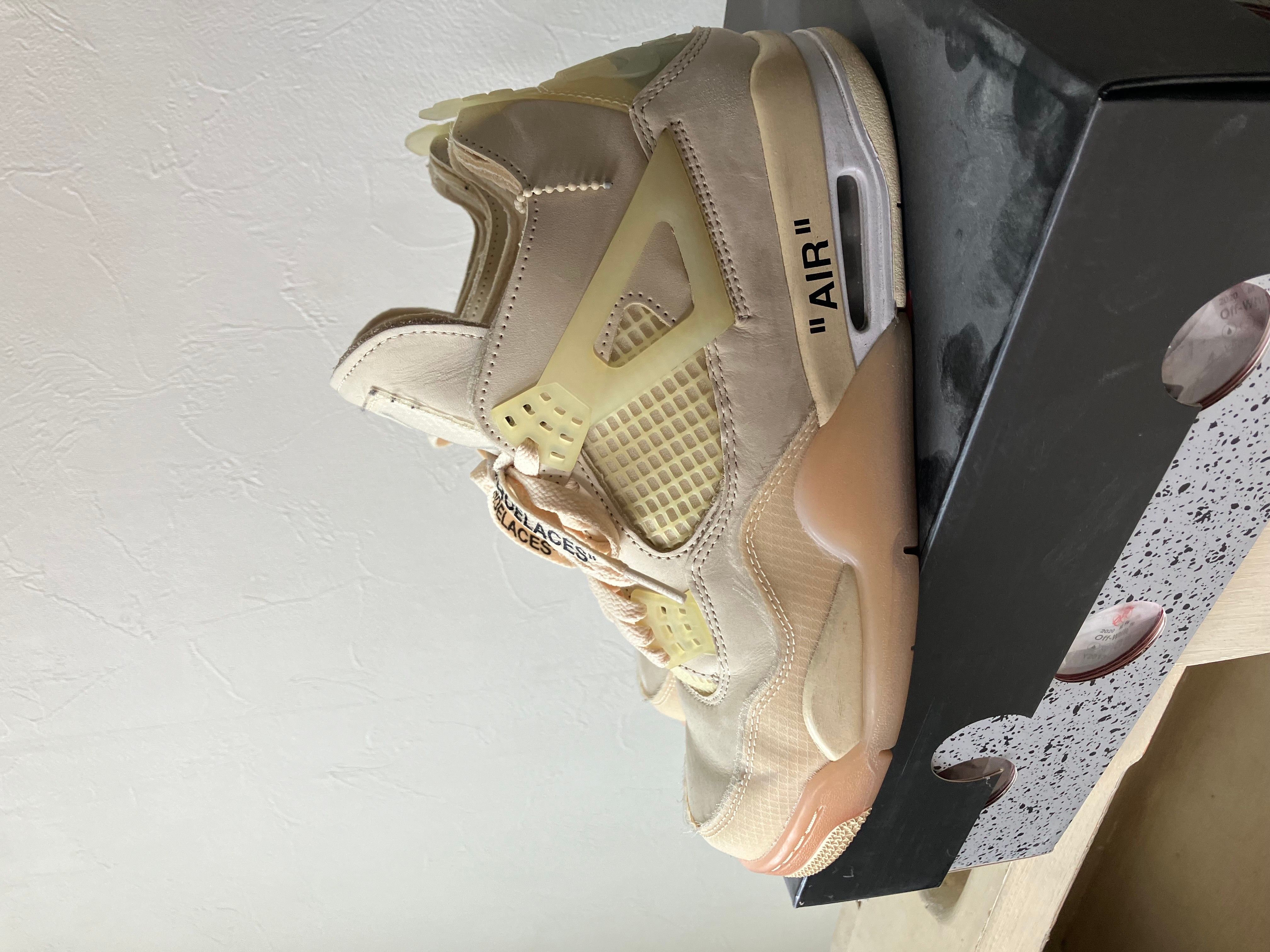 Off-White × Nike Women's Air Jordan 4 SP "Sail"