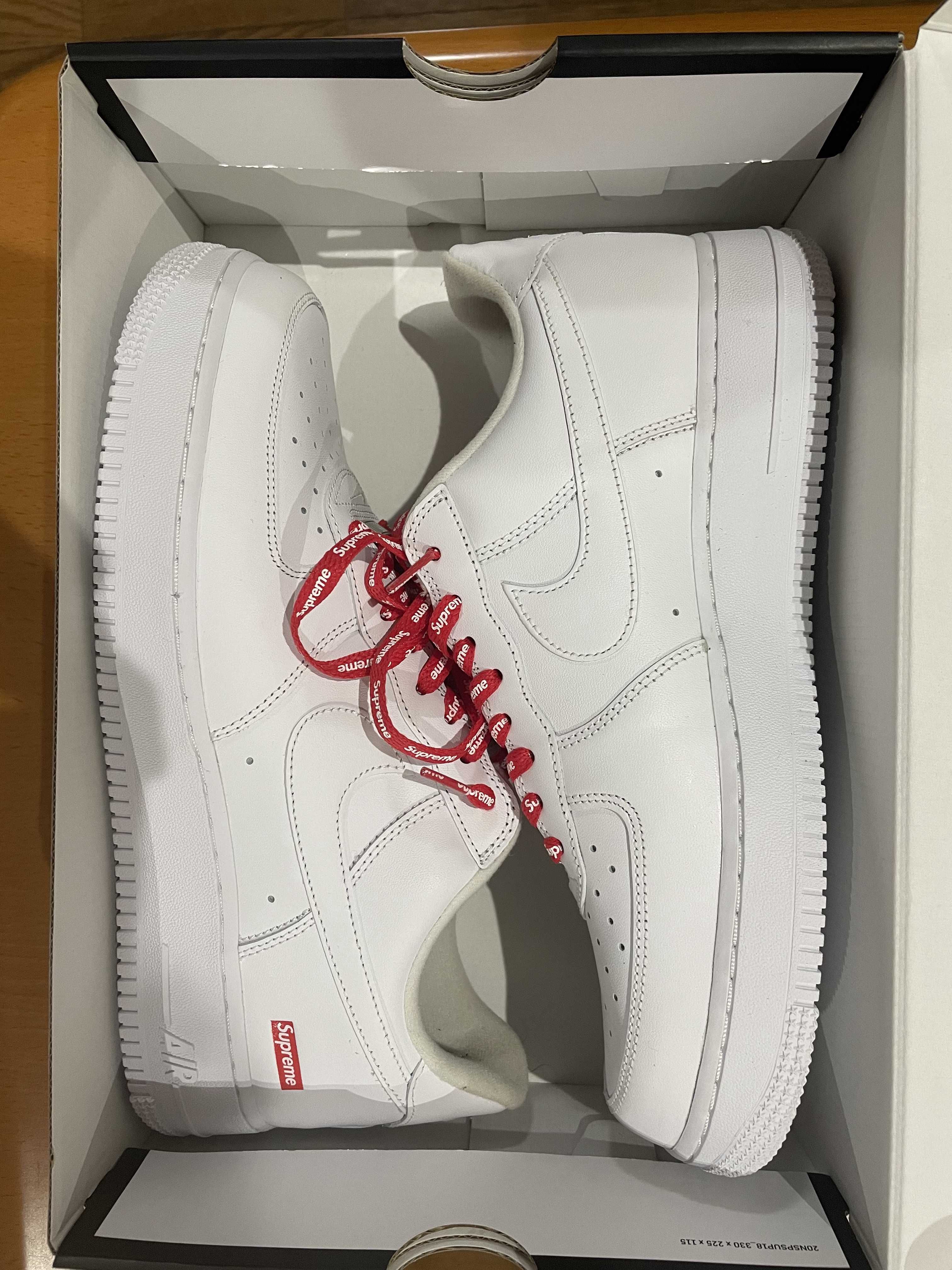 Supreme × Nike Air Force 1 Low "White"