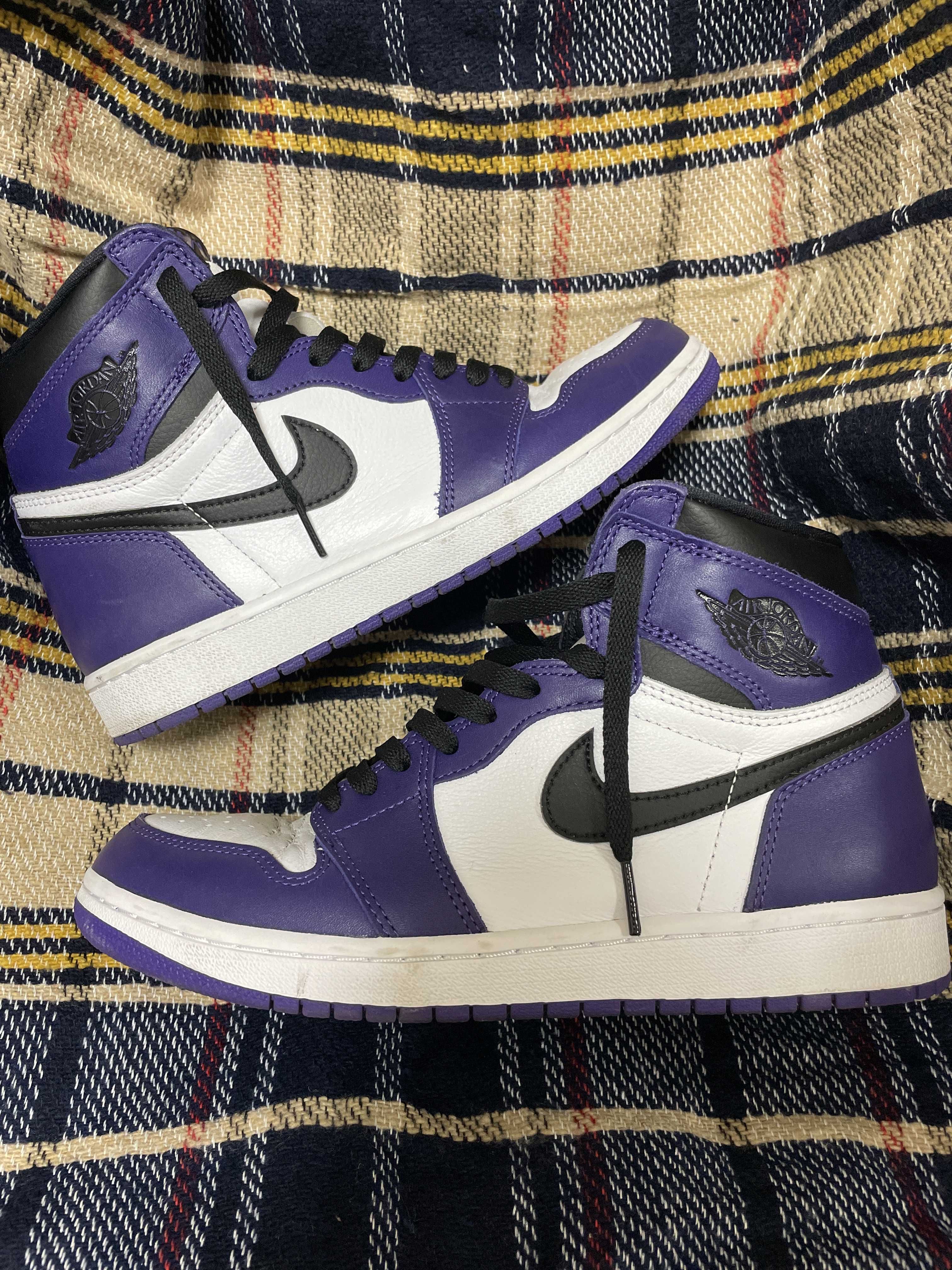Nike Air Jordan 1 Retro High OG "Court Purple White/Black" (2020)