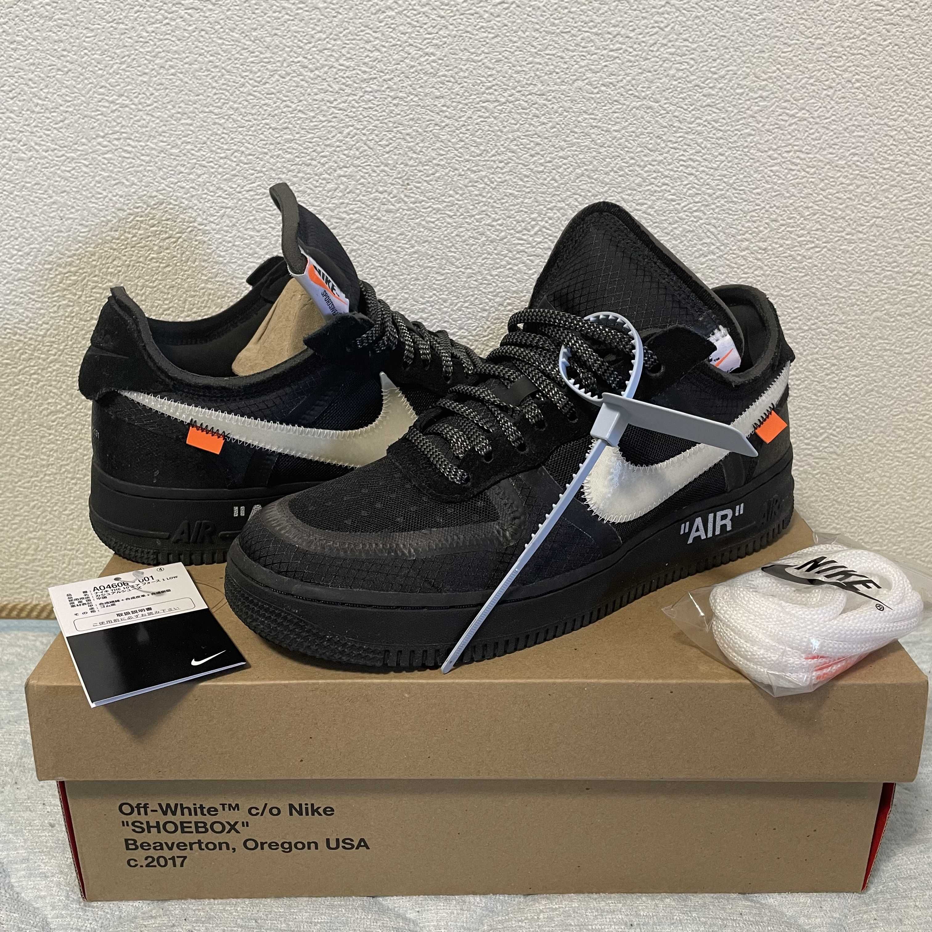 Off-White × Nike Air Force 1 Low "Black"