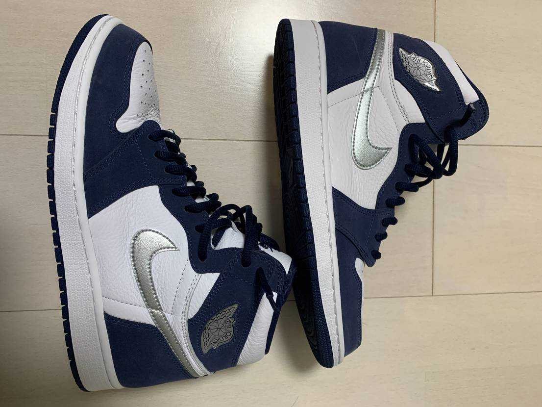 Nike Air Jordan 1 High OG CO.JP "White/Midnight Navy" (2020)(ブリーフケースなし)