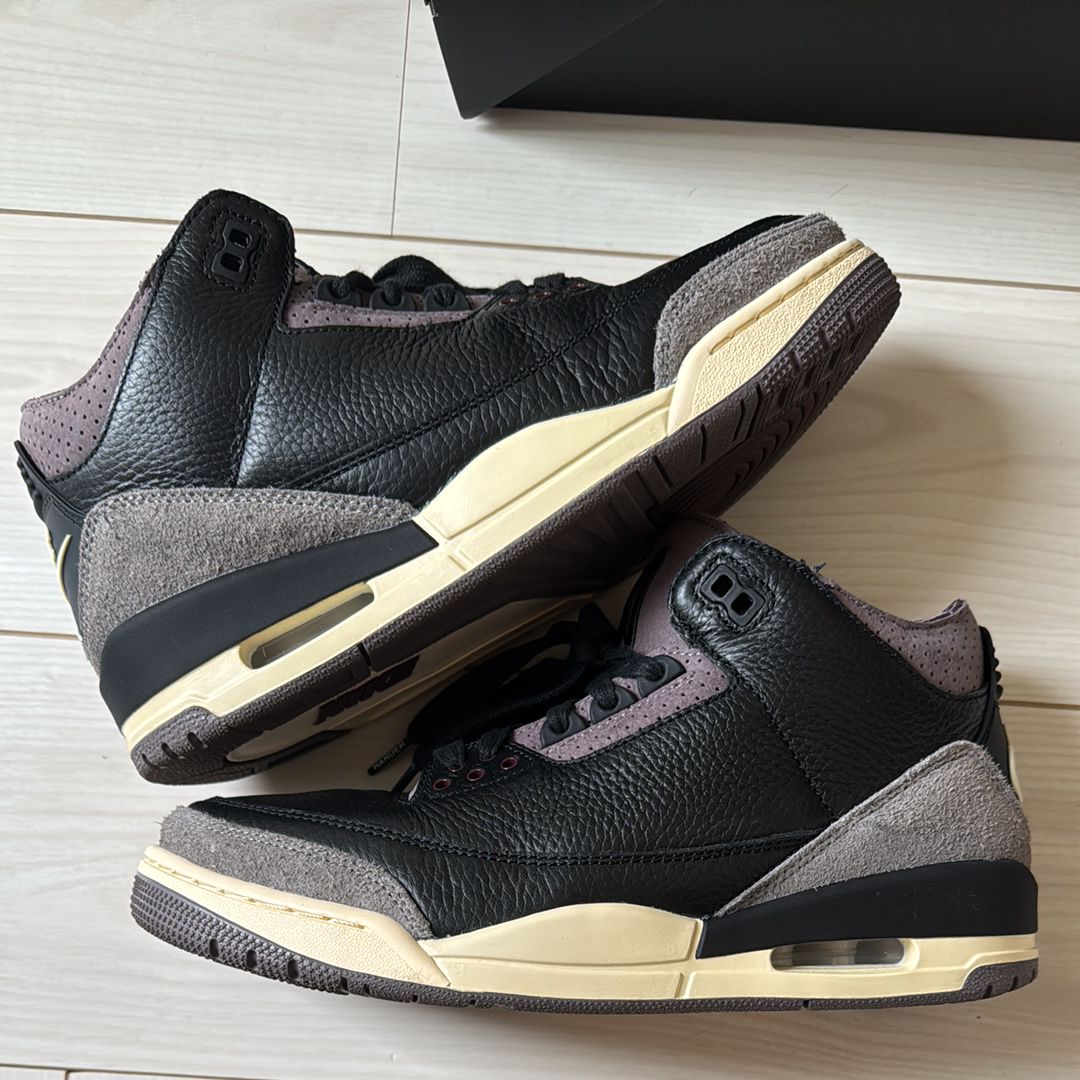 A Ma Maniere × Nike Women's Air Jordan 3 Retro OG SP "Black and Flat Pewter/WYWS"