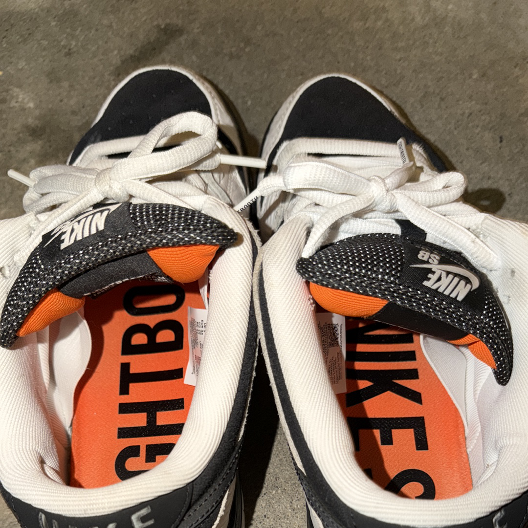 TIGHTBOOTH × Nike SB Dunk Low Pro QS "Black and White"