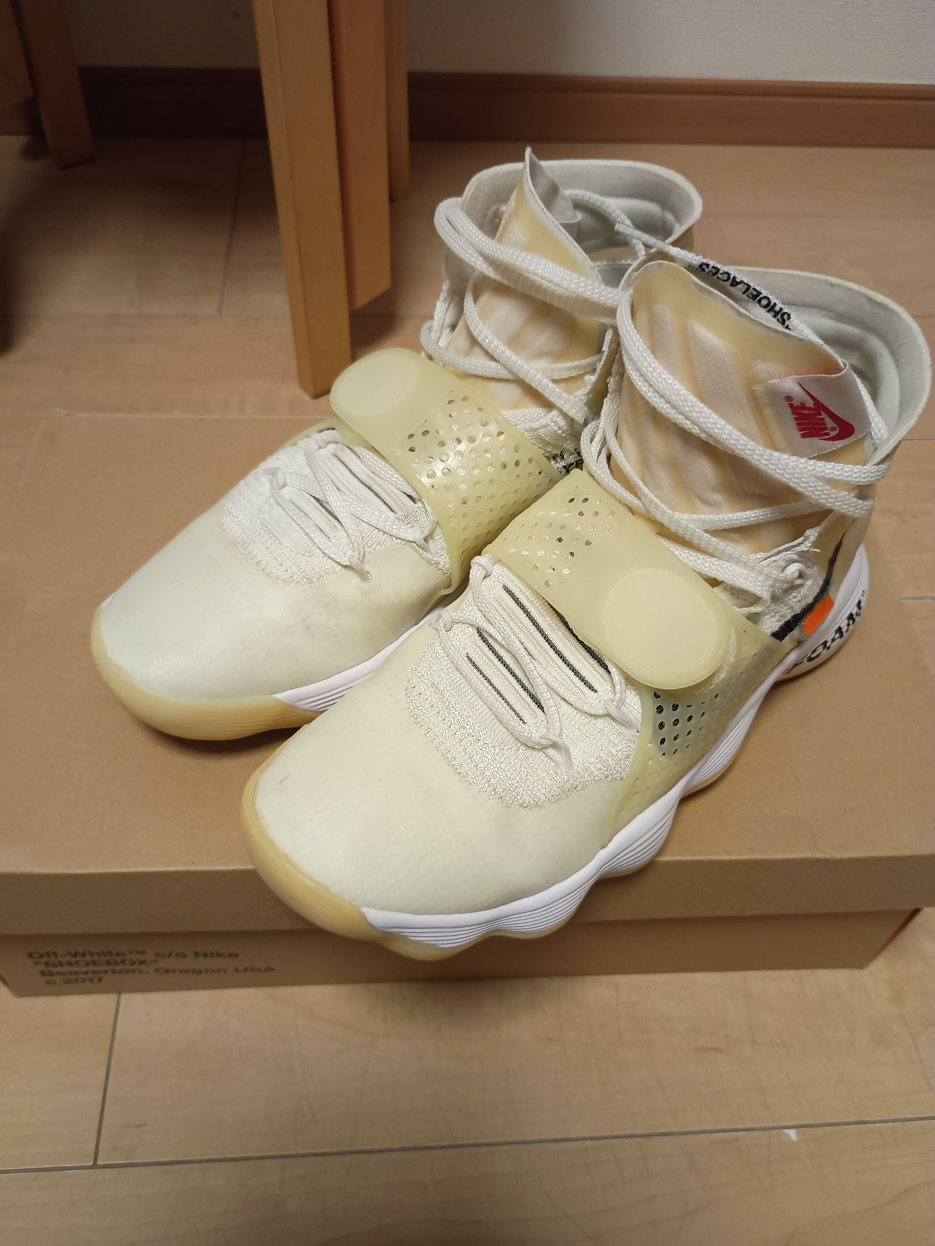 Off-White × Nike React Hyperdunk 2017 Flyknit "The 10/White"