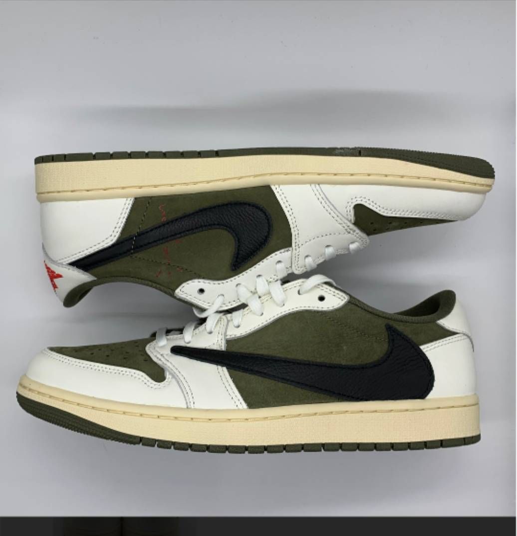 Travis Scott × Nike Air Jordan 1 Low OG SP "Reverse Olive"