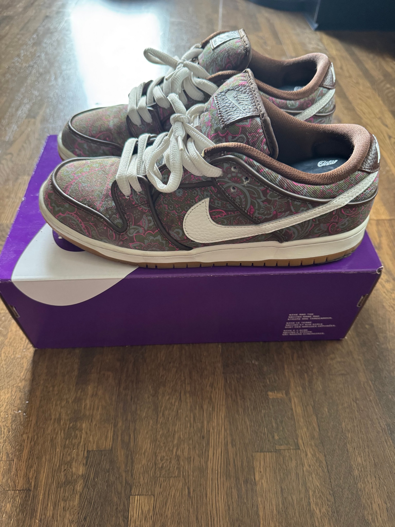 Nike SB Dunk Low PRM "Brown Paisley"