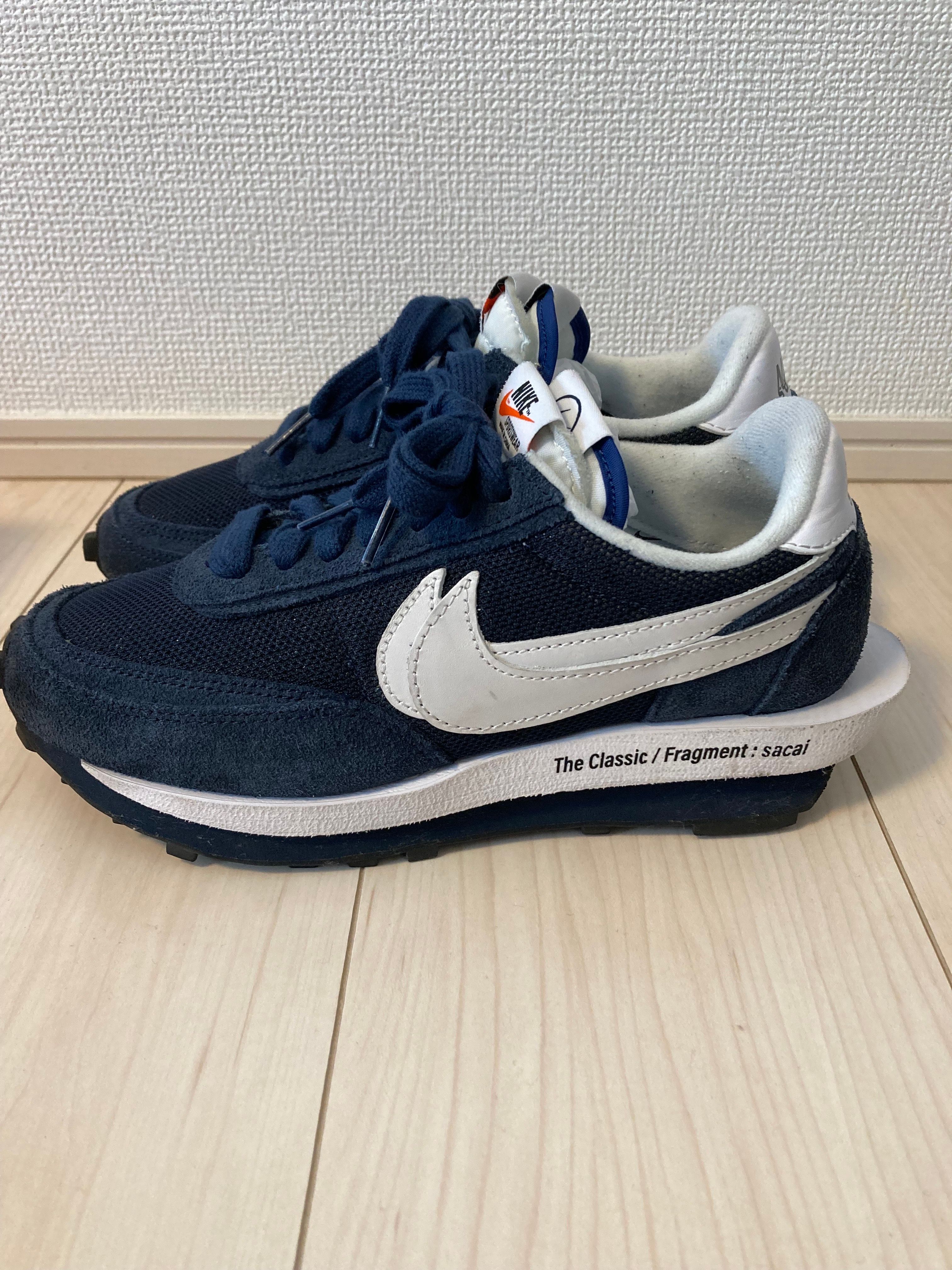Fragment × sacai × Nike LD Waffle "Blackended Blue"