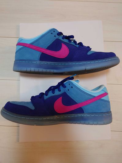 Run The Jewels × Nike SB Dunk Low "Deep Royal Blue and Active Pink"