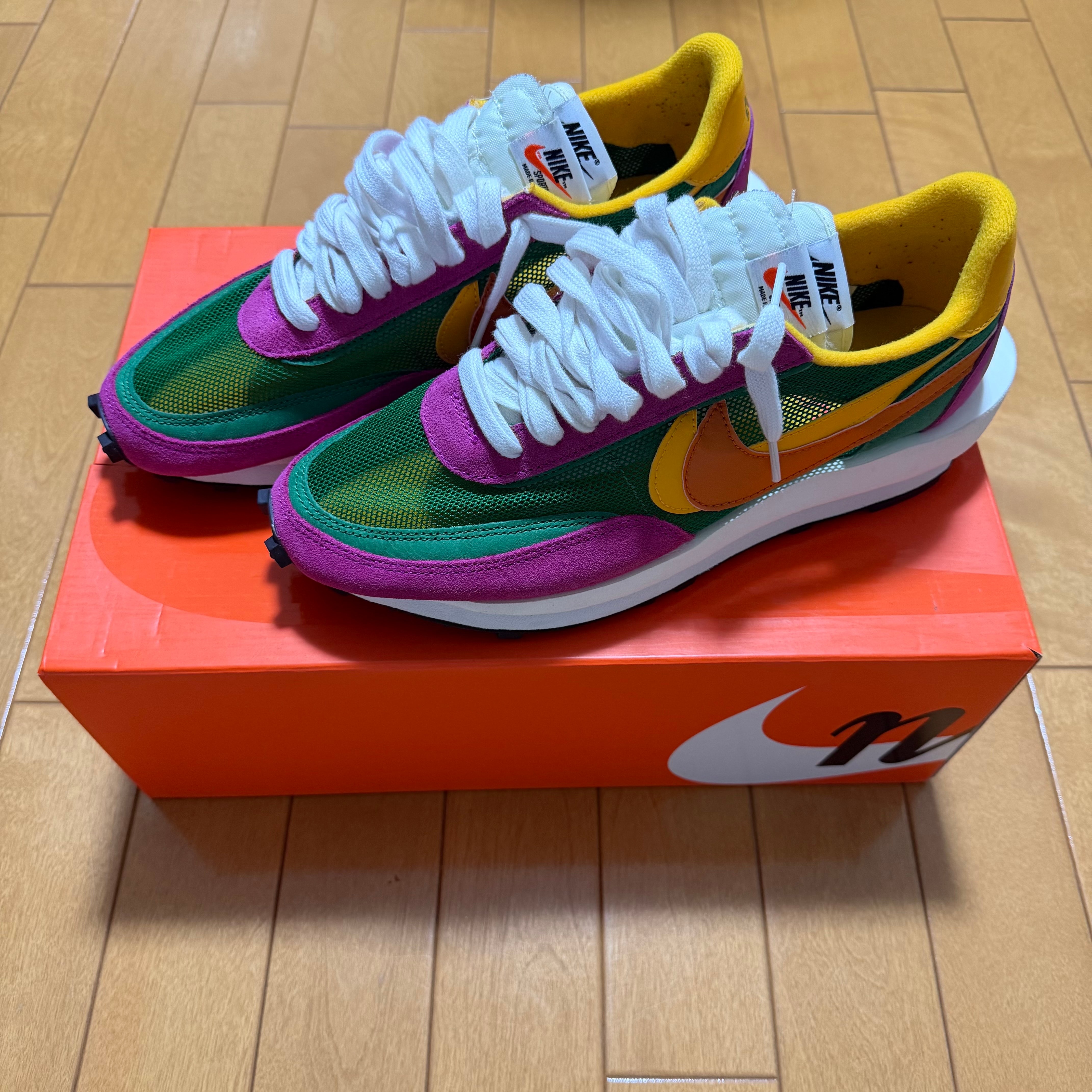 sacai × Nike LDV Waffle "Pine/Green"