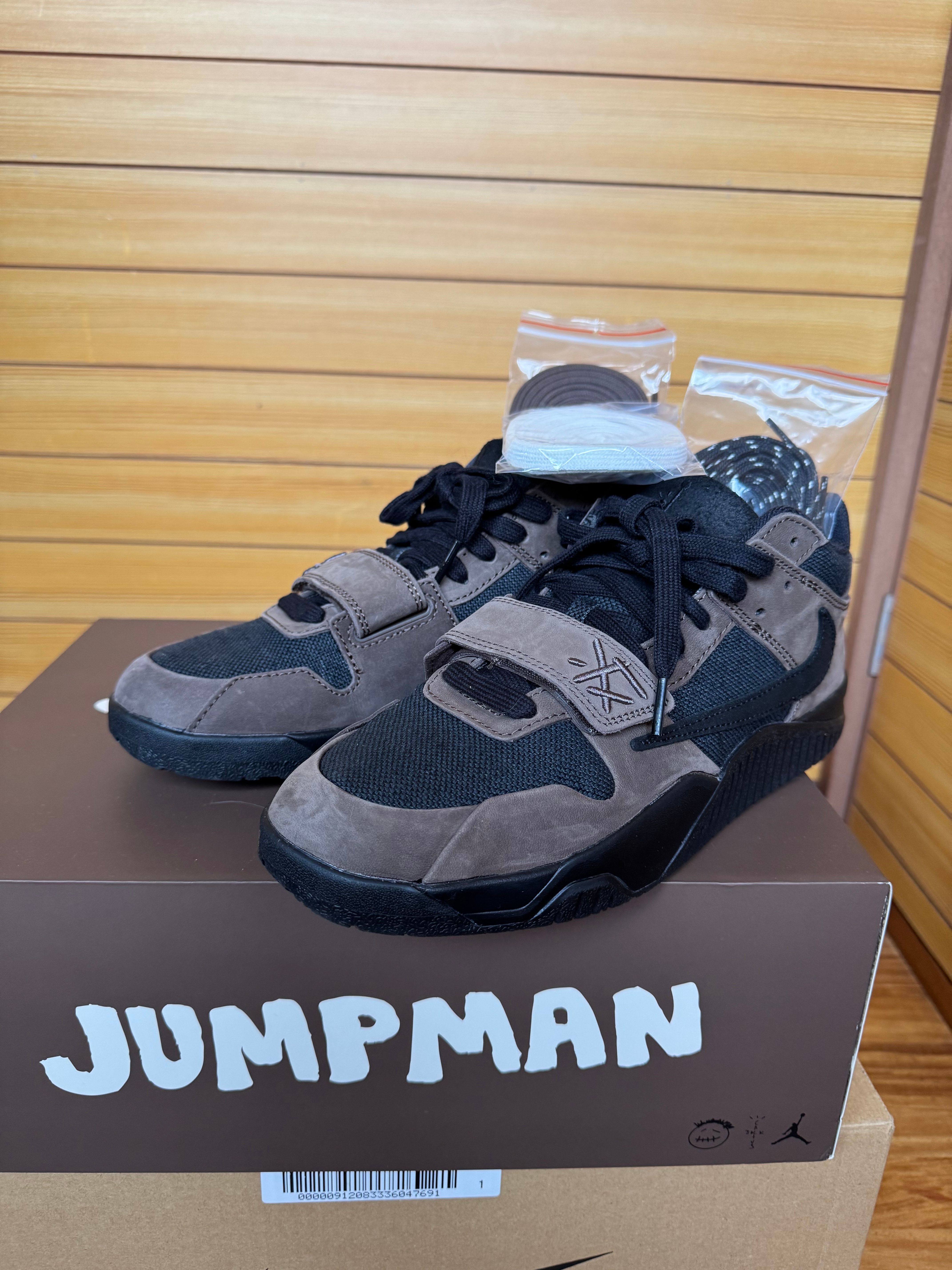 Travis Scott × Nike Jordan Jumpman Jack TR CJ1 T-Rexx "Black and Dark Mocha"