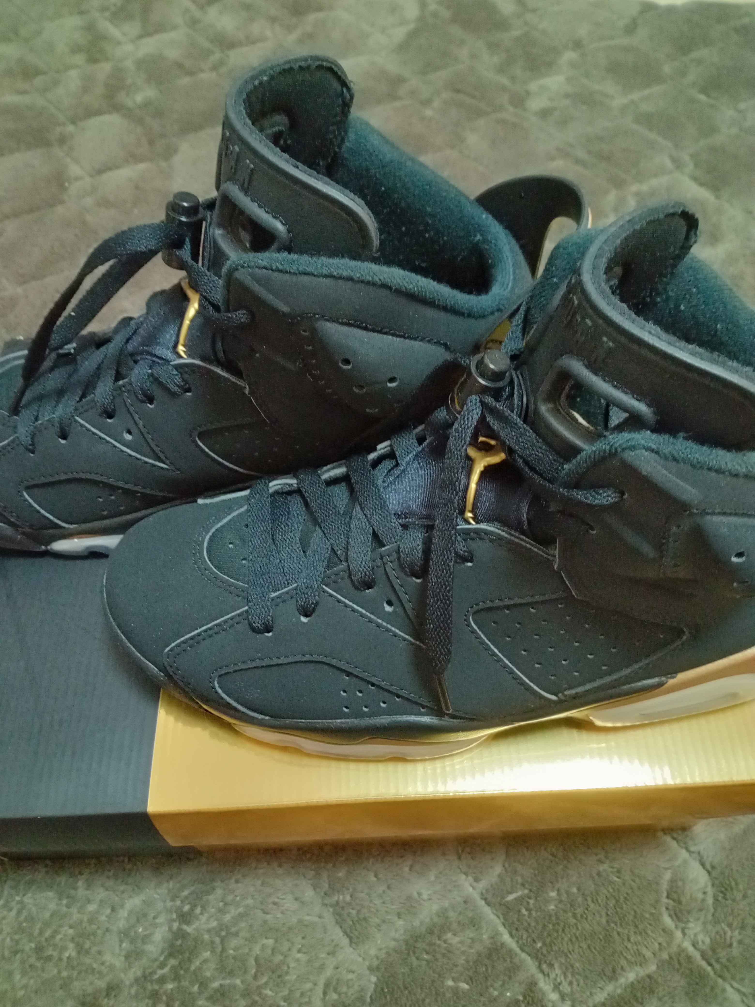 Nike Air Jordan 6 DMP "Black/Metallic Gold" (2020)