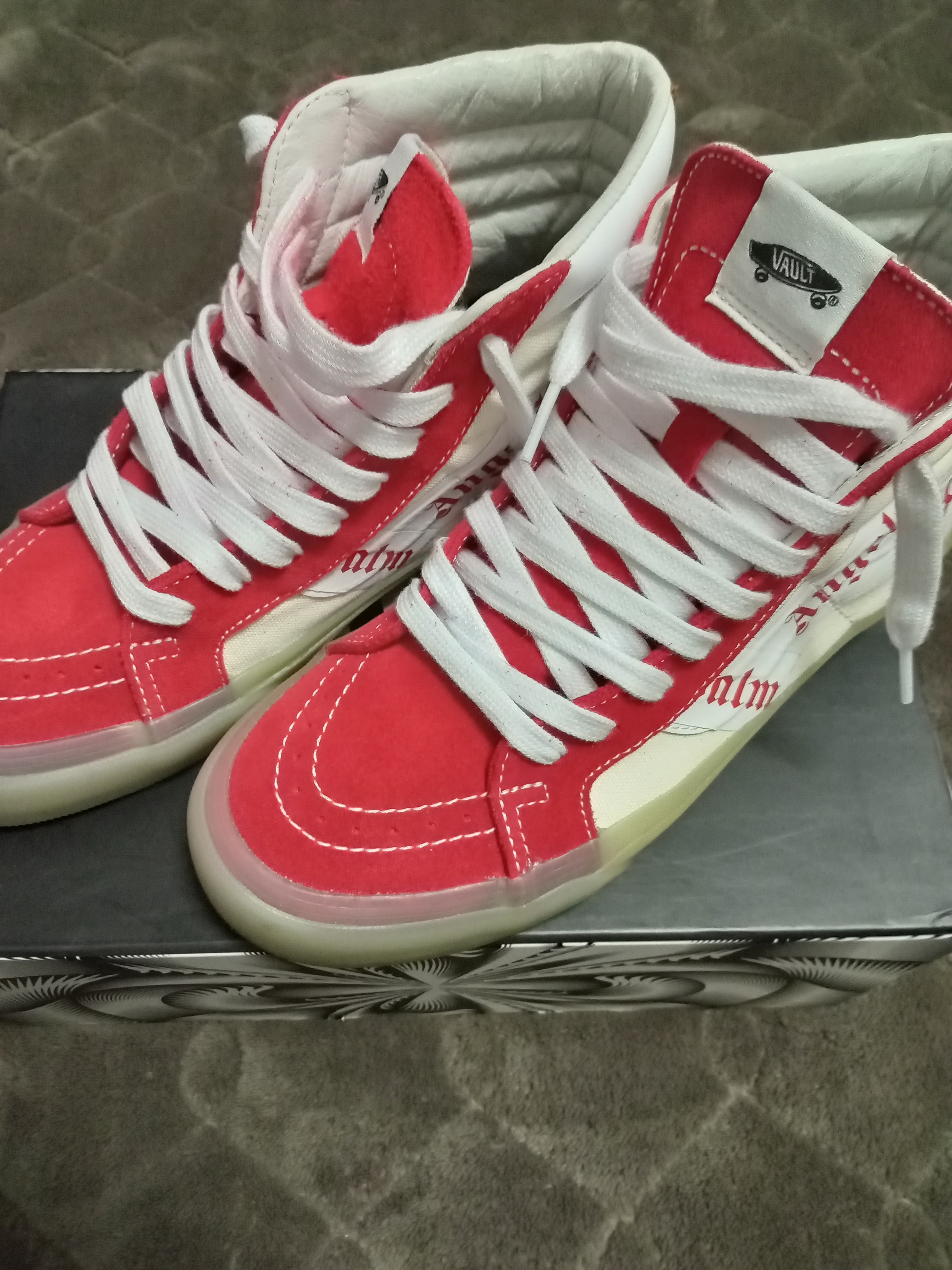 パームエンジェルス × バンズ ボルト スケートハイ LX "チリペッパー & チップムンク"