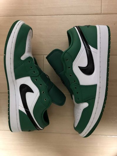 NIKE AIR JORDAN 1 LOW "PINE GREEN/WHITE"