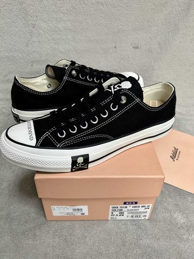 MASTERMIND JAPAN × CONVERSE CHUCK TAYLOR CANVAS MMJ OX "BLACK/WHITE"