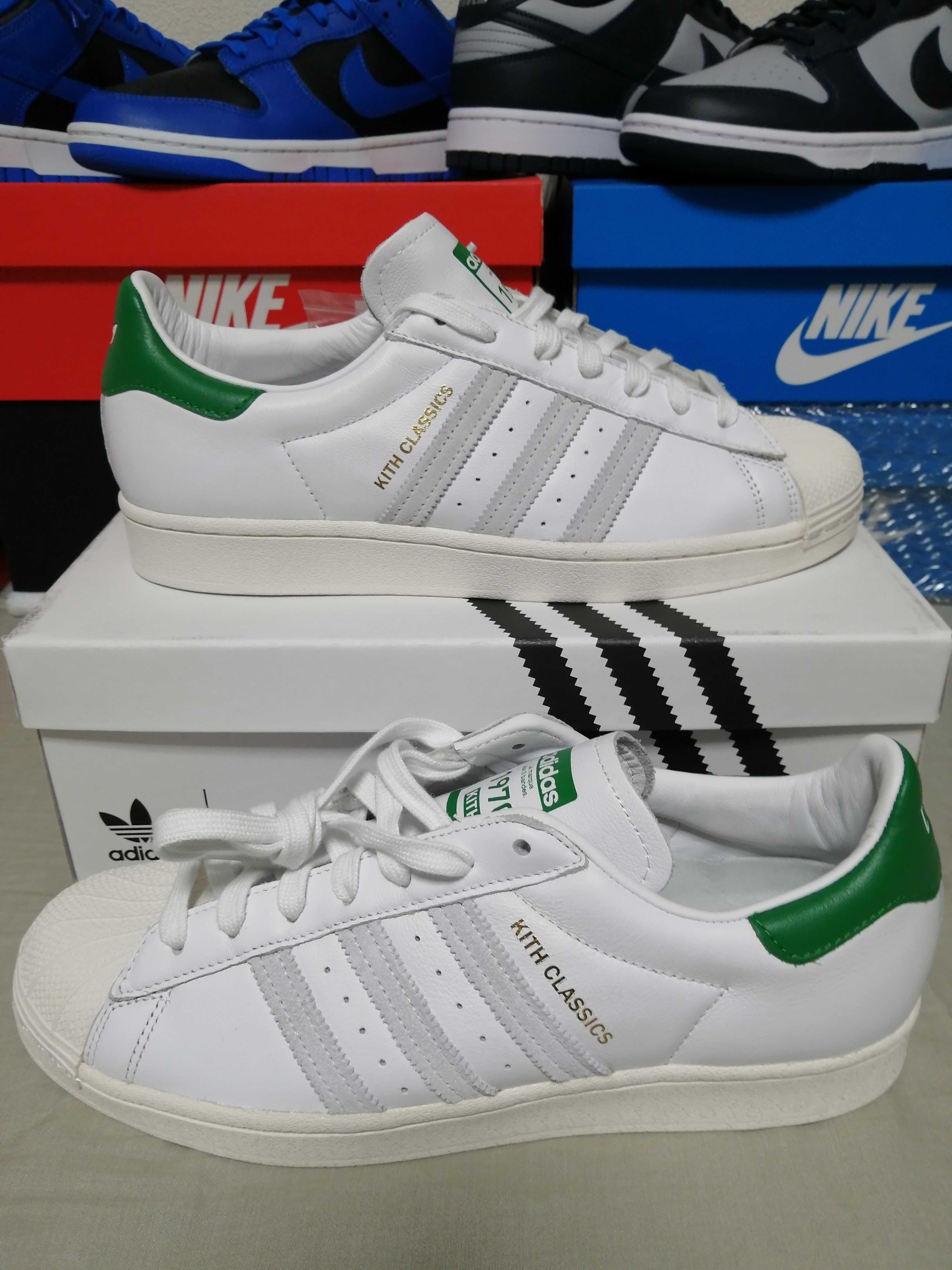 KITH × adidas Superstar Classics Program "White/Fairway/Gold"