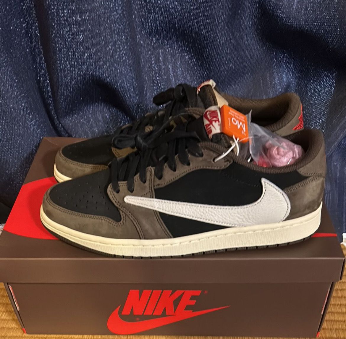 Travis Scott × Nike Air Jordan 1 Low OG SP-T "Black/Dark Mocha"