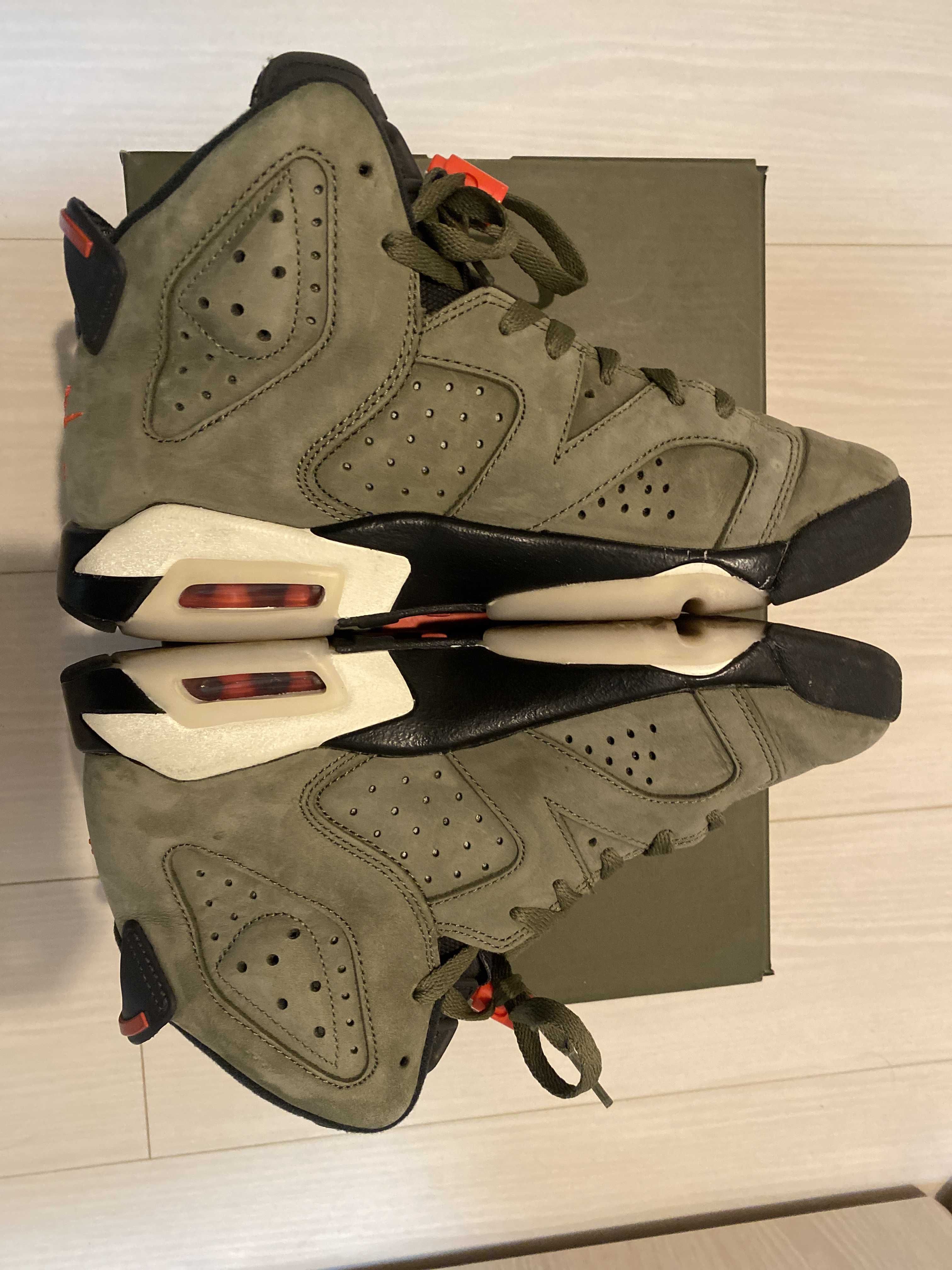 Travis Scott × Nike GS Air Jordan 6 Retro "Medium Olive"