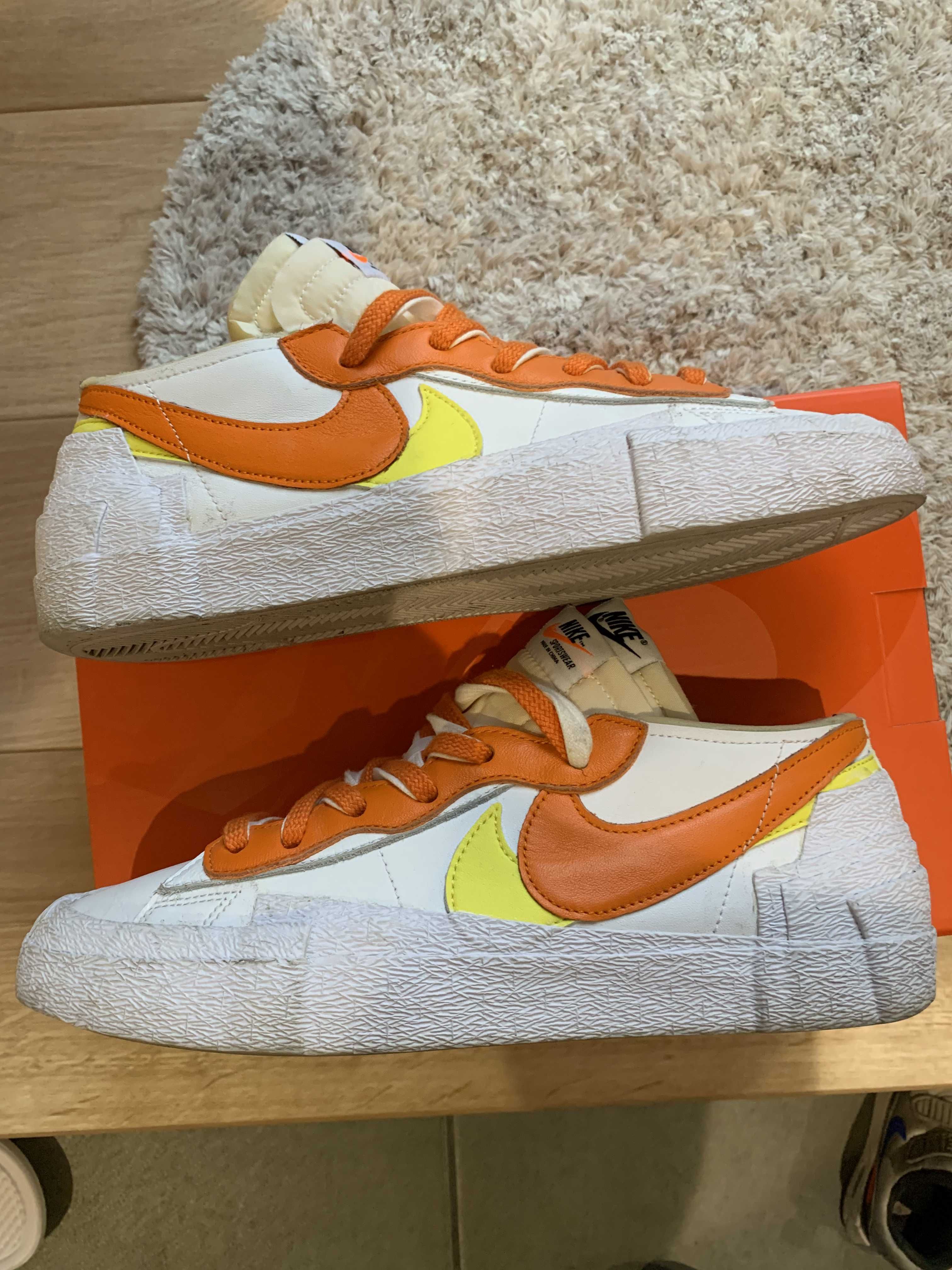 SACAI × NIKE BLAZER LOW "MAGMA ORANGE"