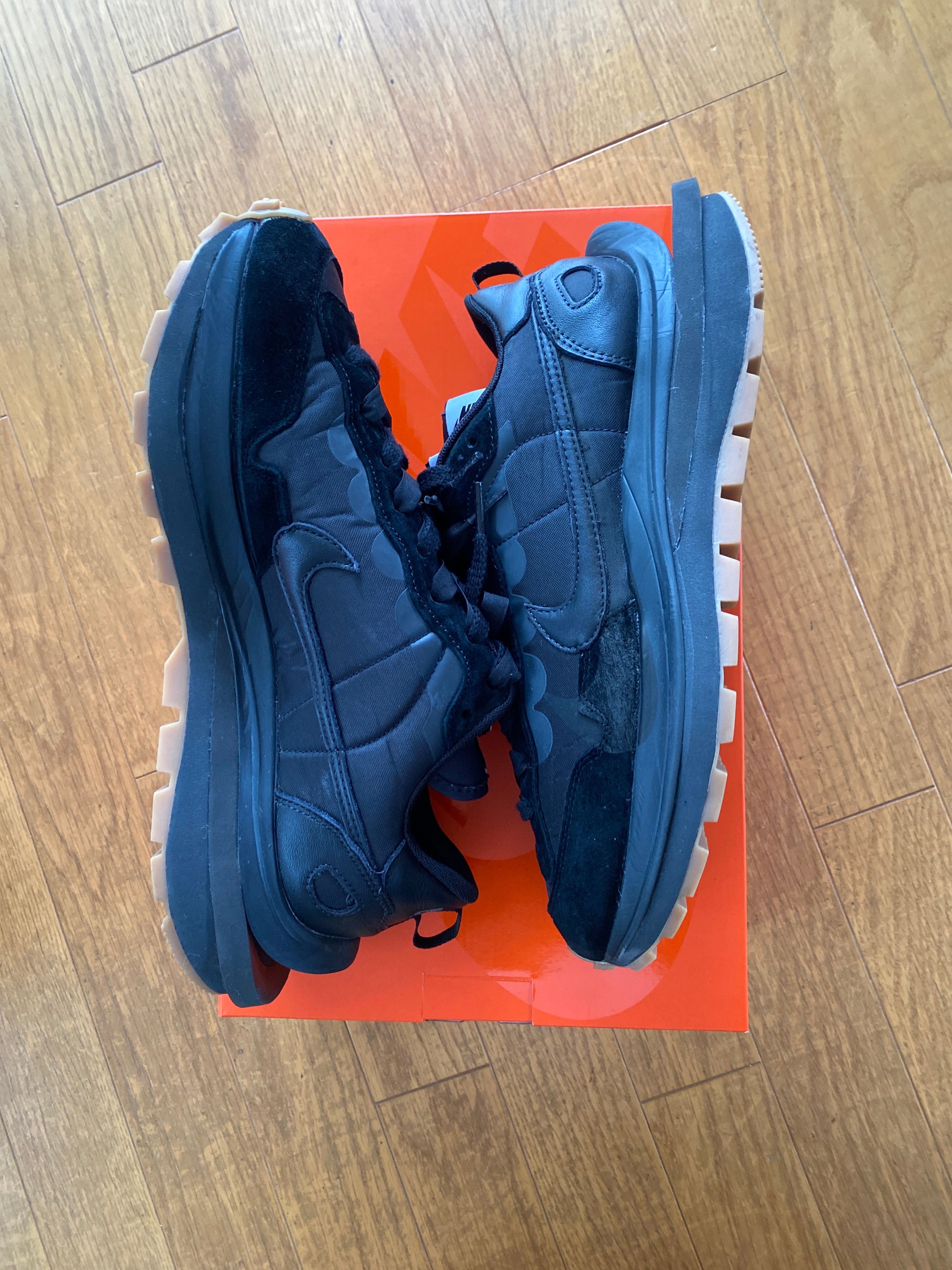 sacai × Nike VaporWaffle "Black Gum"