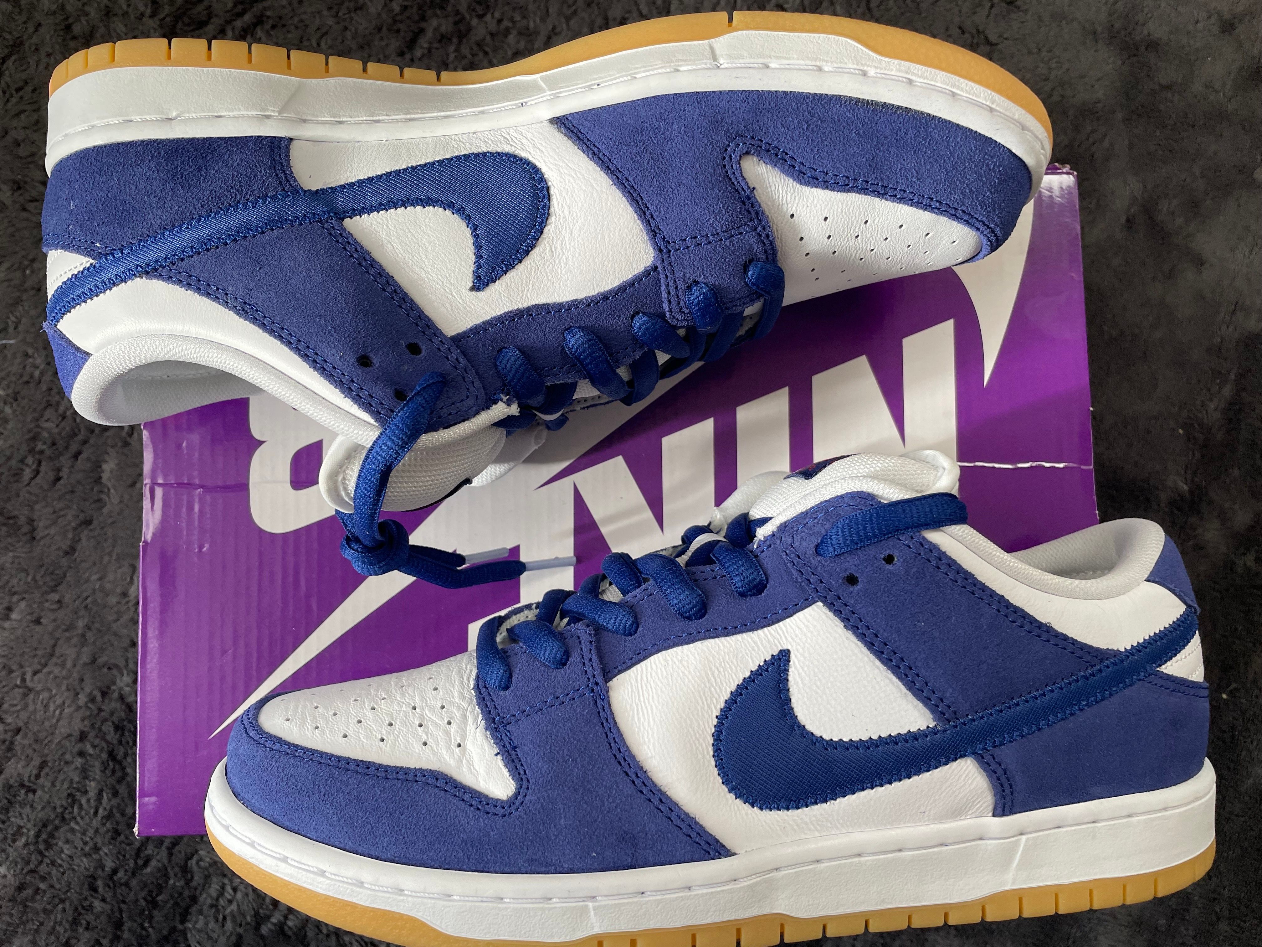 Nike SB Dunk Low "Los Angeles Dodgers/Deep Royal Blue"
