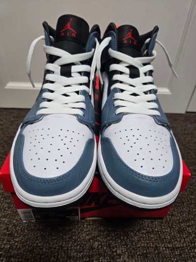 FACETASM × Nike Air Jordan 1 Mid "White/Navy"
