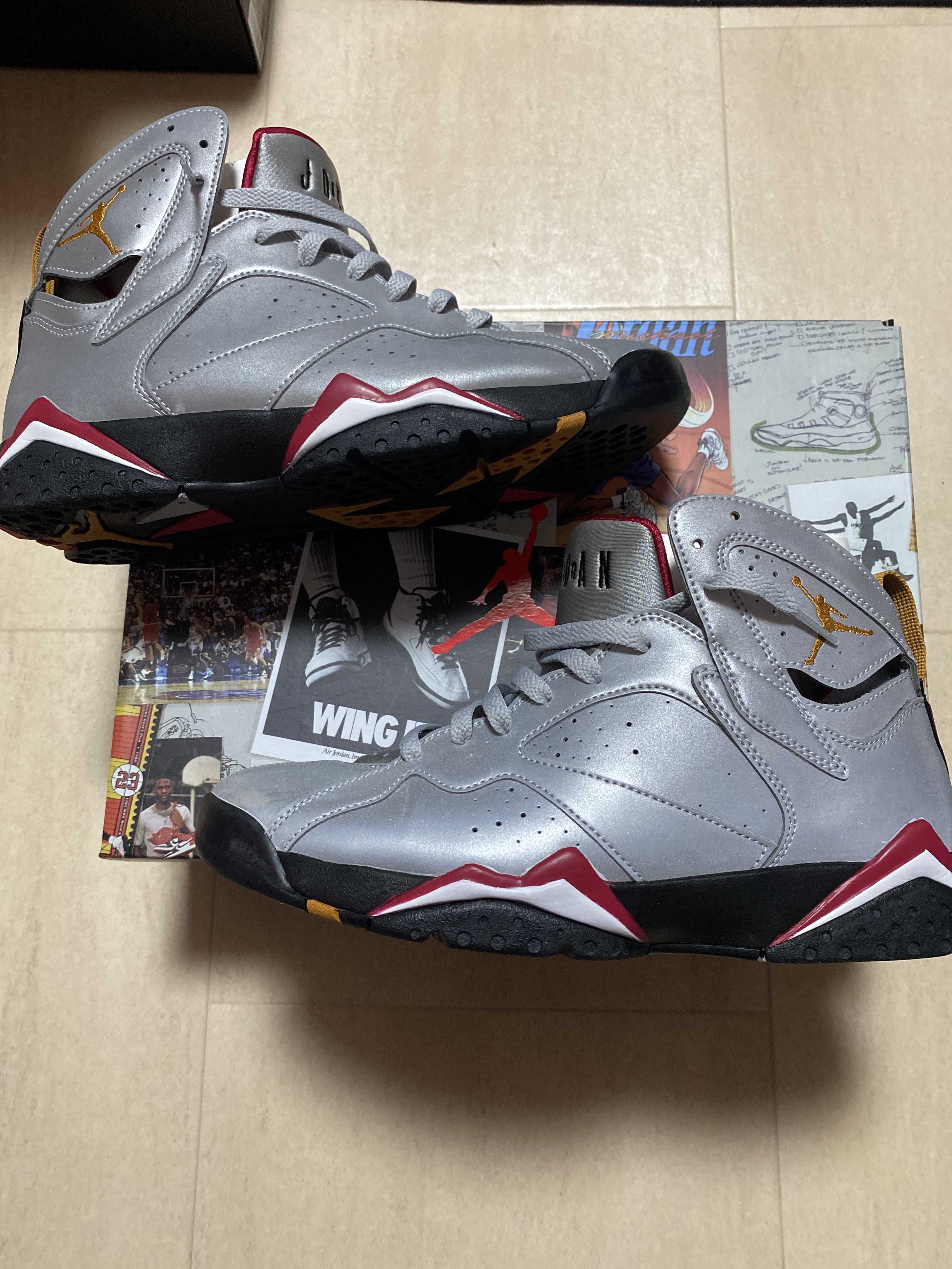 NIKE AIR JORDAN 7 REFLECTIVE CARDINAL