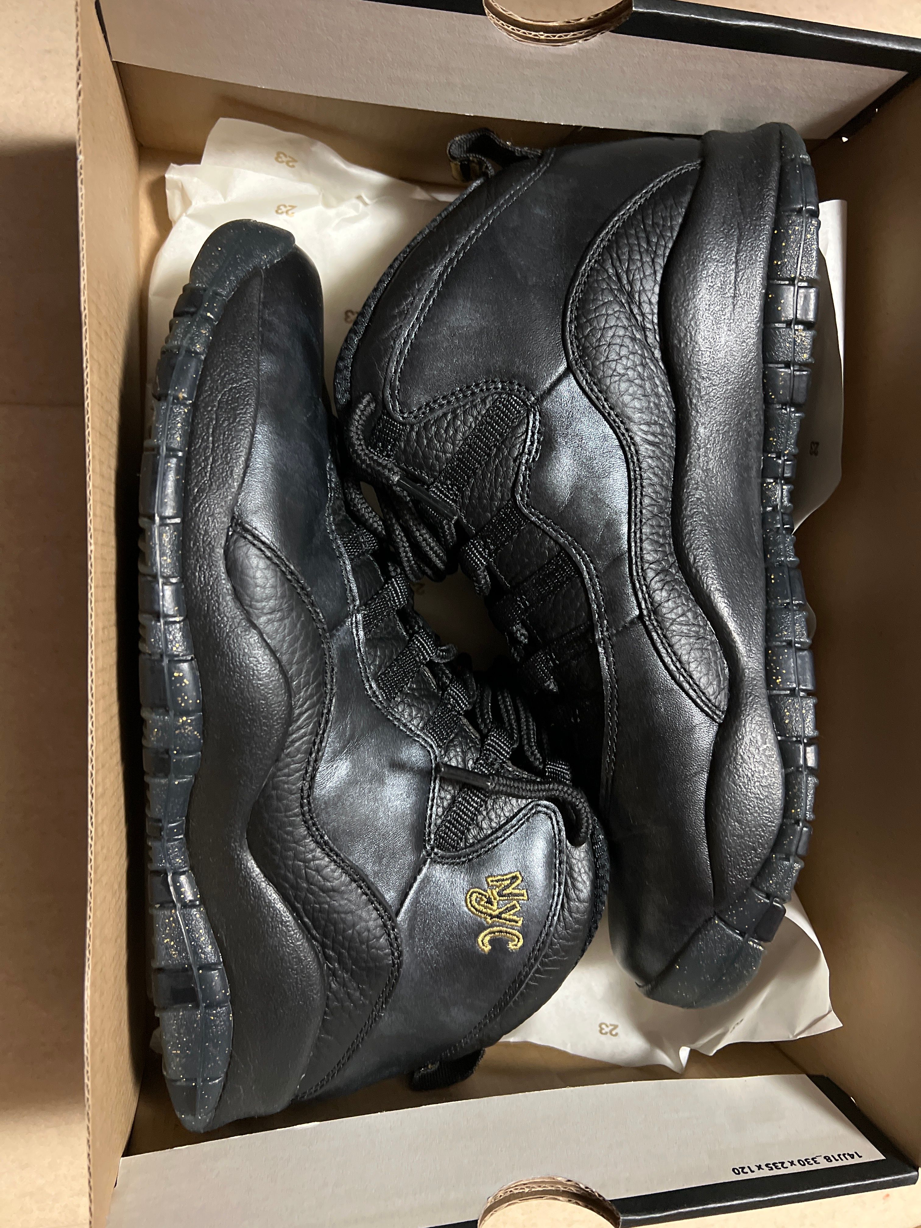 NIKE AIR JORDAN 10 RETRO "BLACK"