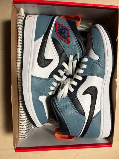 FACETASM × Nike Air Jordan 1 Mid "White/Navy"