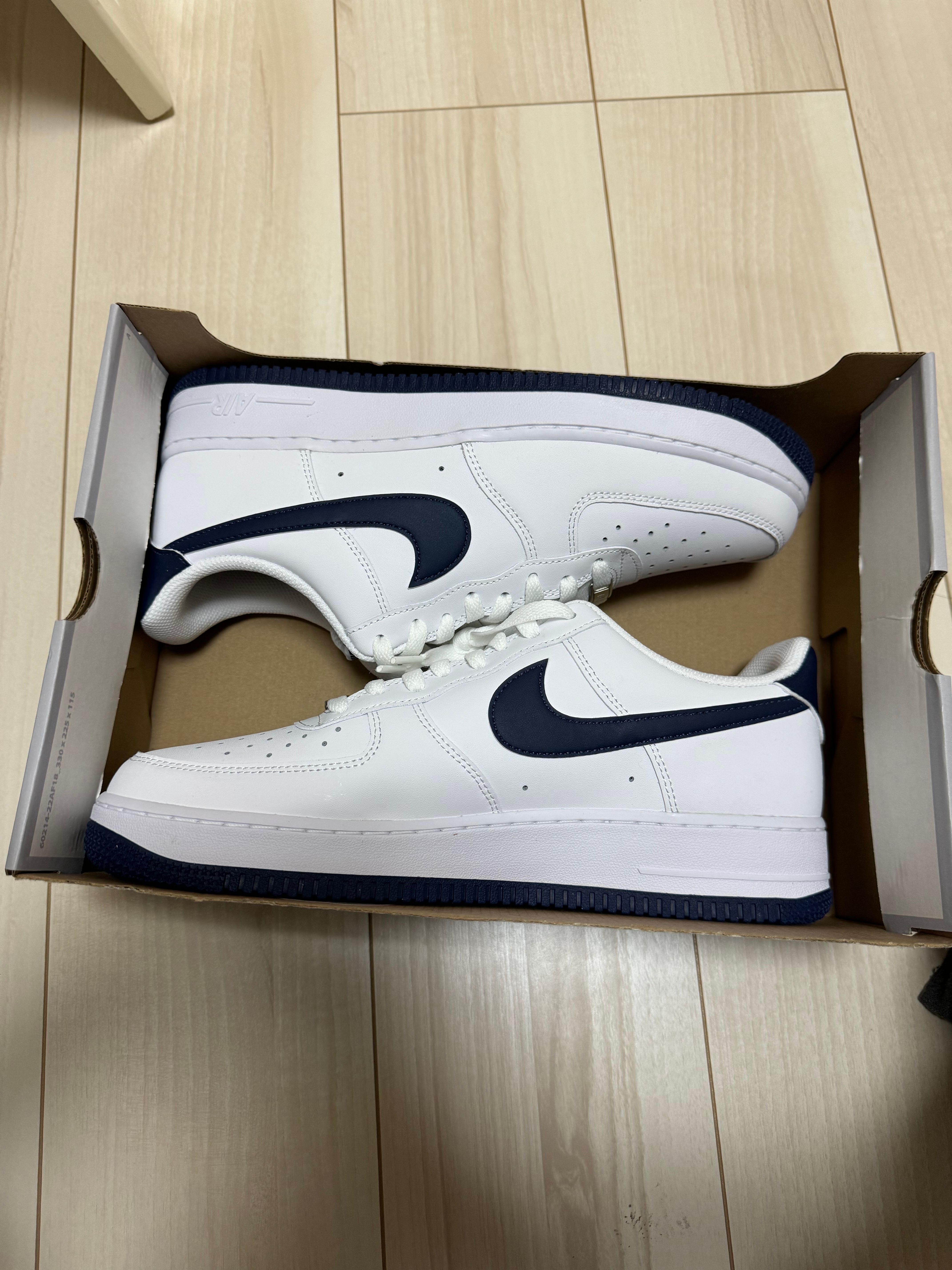Nike Air Force 1 Low '07 "White/Navy"