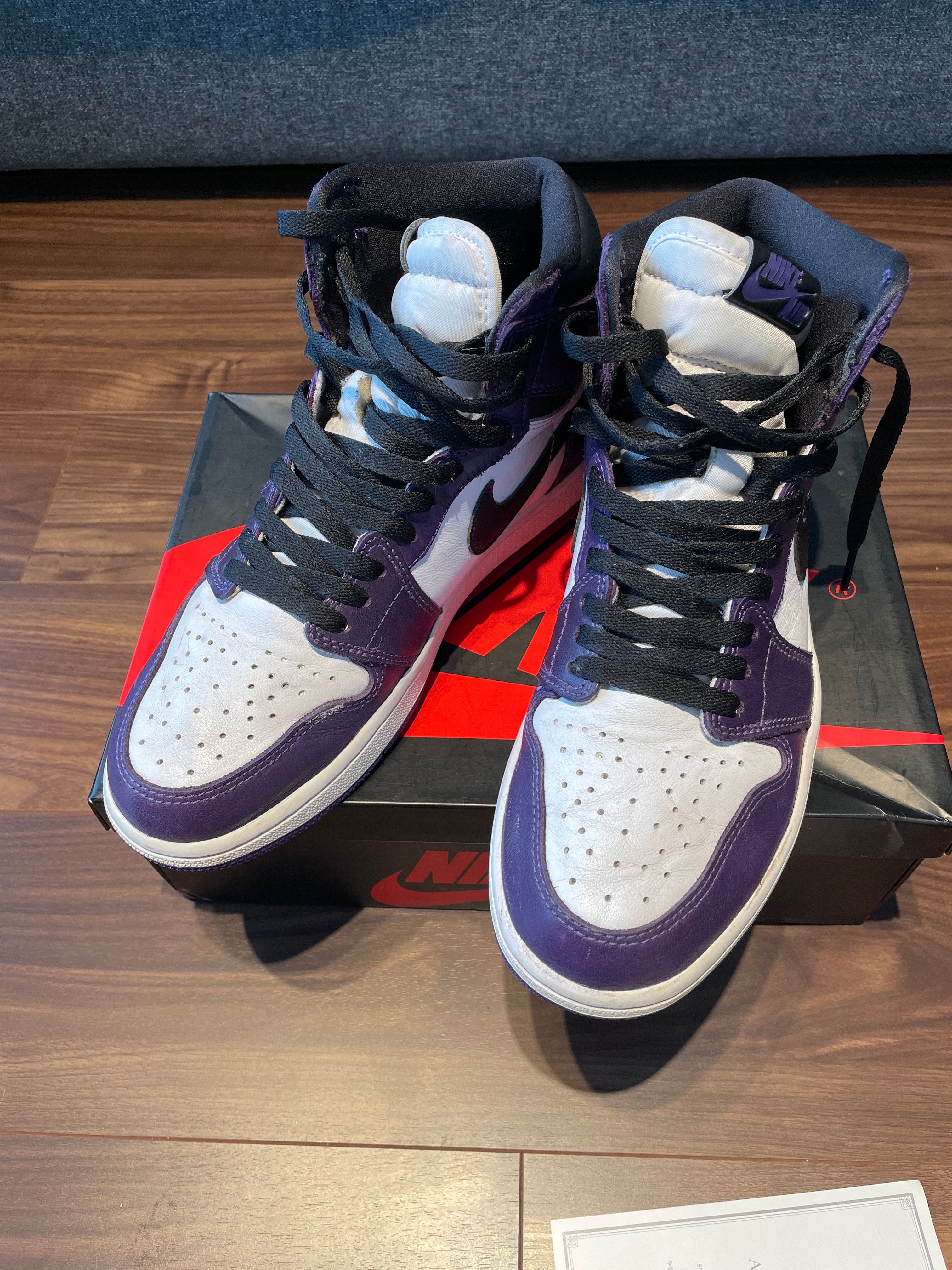 Nike Air Jordan 1 Retro High OG "Court Purple White/Black" (2020)