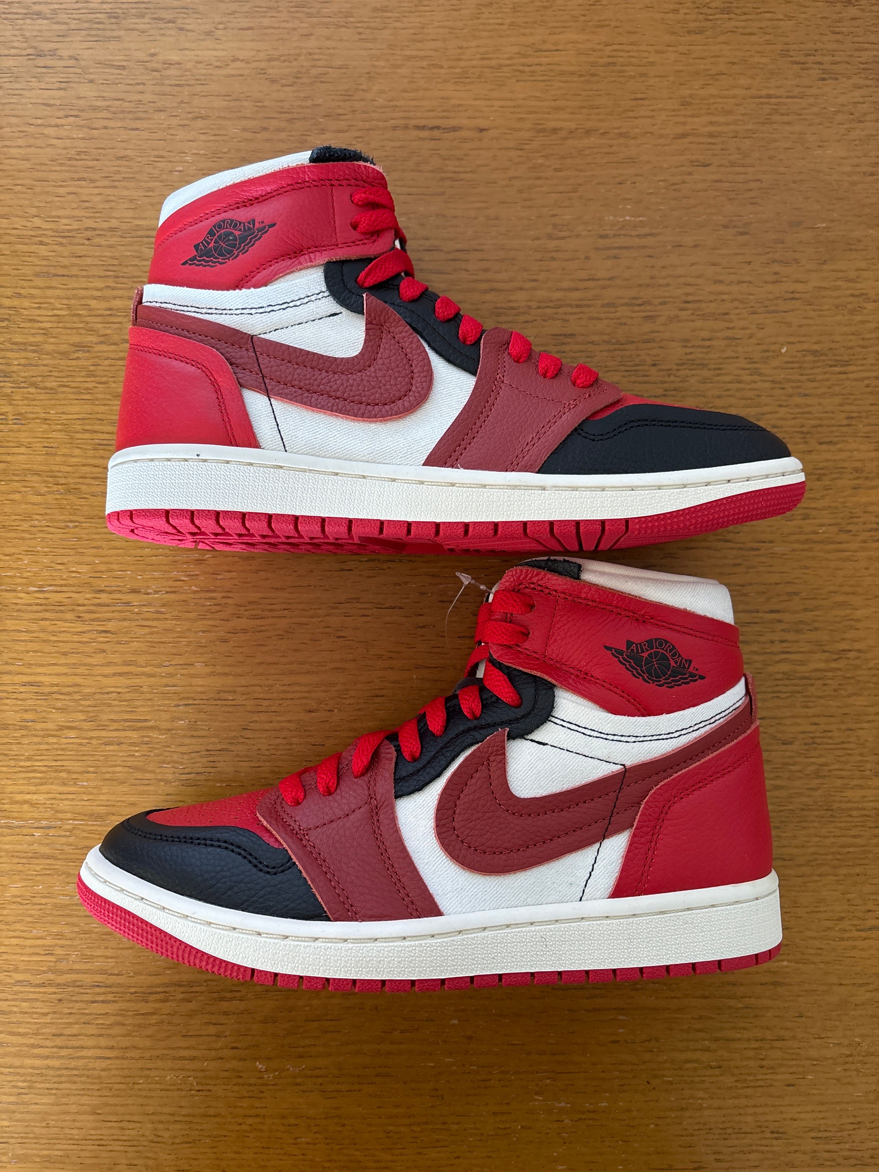 Nike Women's Air Jordan 1 High MM "Sport Red/Black/Sail/Dune Red"