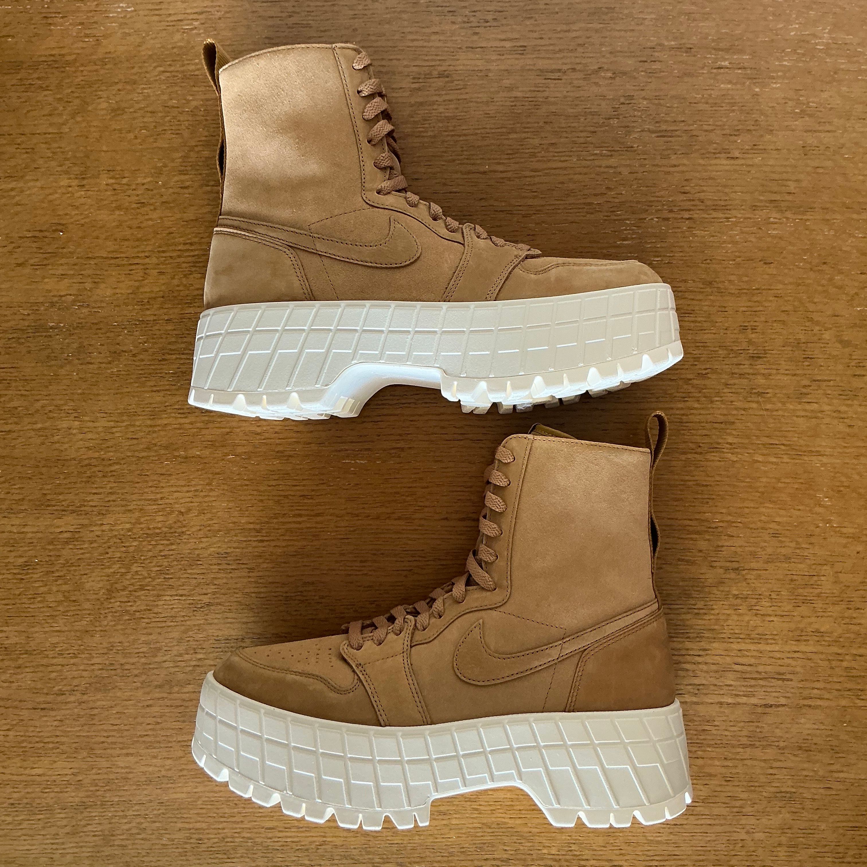 Nike Women's Air Jordan 1 Brooklyn High "Wheat/Muslin"