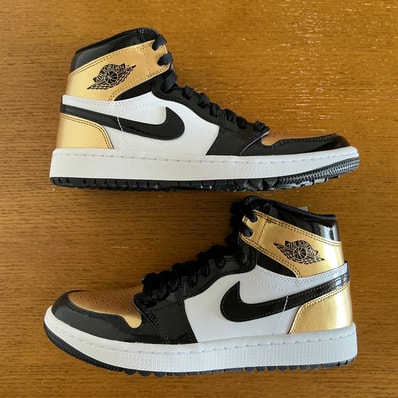 Nike Air Jordan 1 High Golf "Gold Toe"