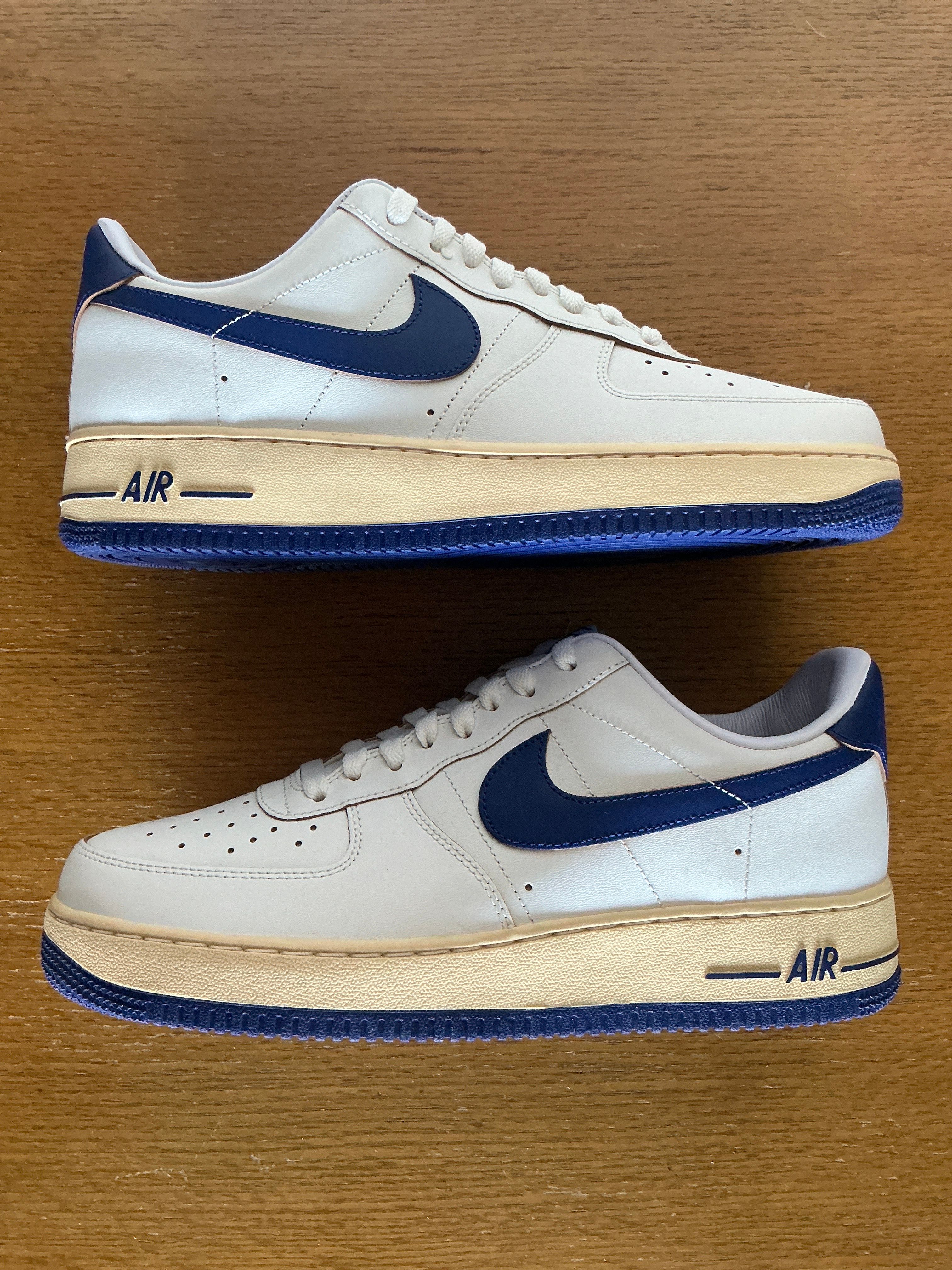 Nike Women's Air Force 1 '07 "Sail/Pale Vanilla/Gold Suede/Deep Royal Blue"