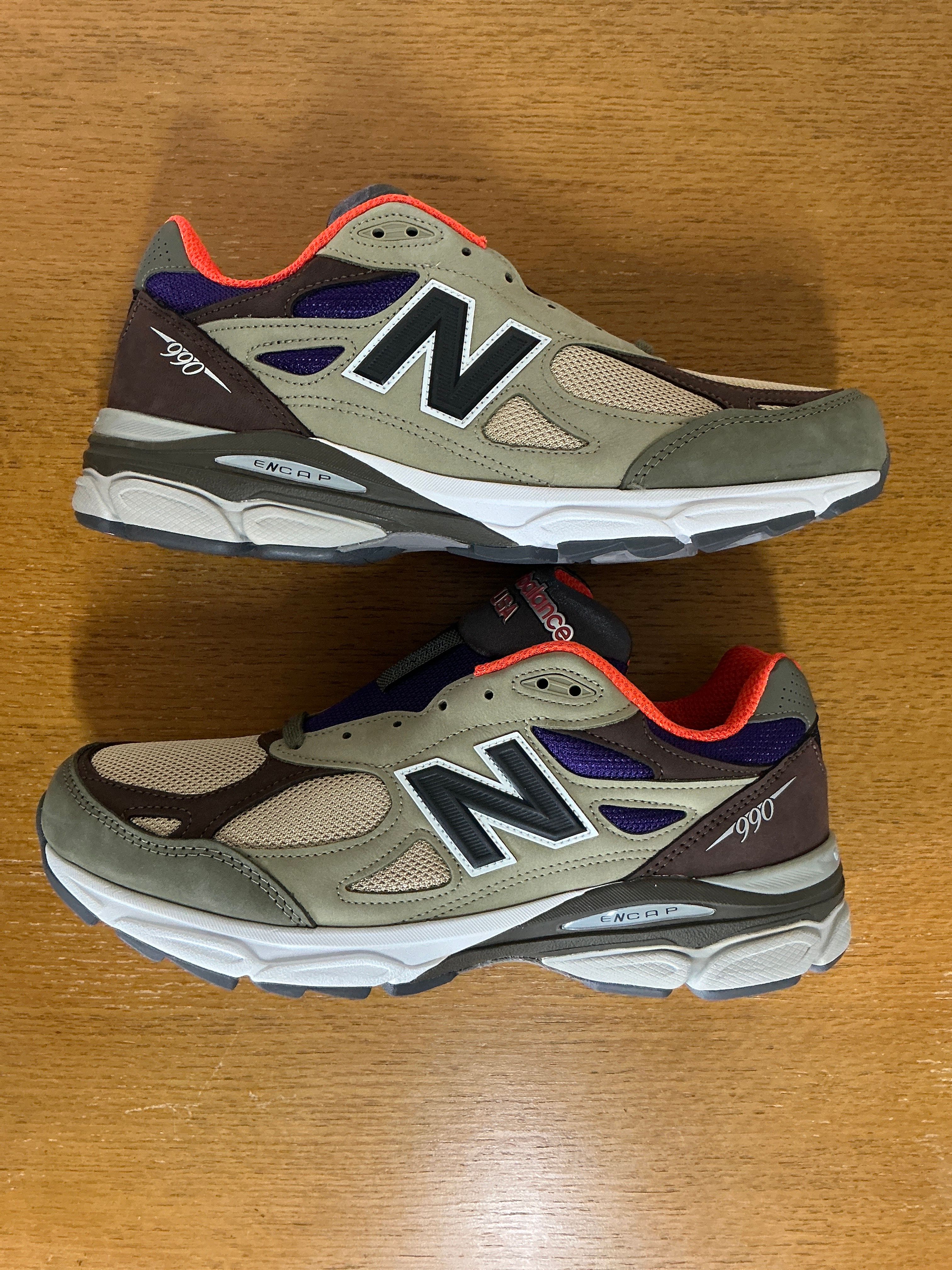 New Balance 990V3 "Khaki/Orange"