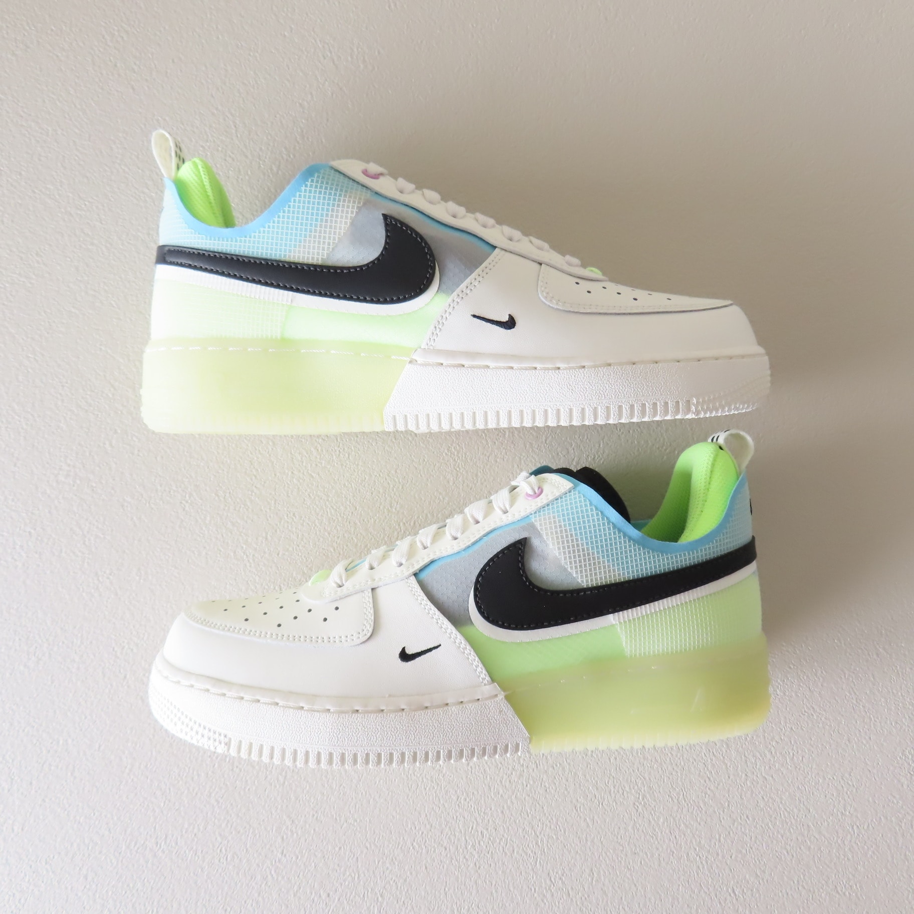 Nike Air Force 1 React Low "Sail/Barely Bolt/Ghost Green/Black"