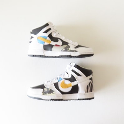Nike Women's Dunk High "White and Black"