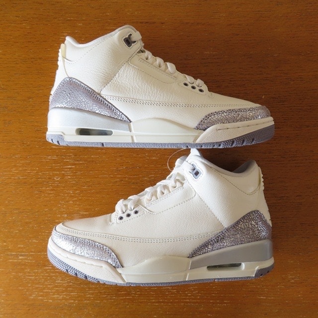 Nike Women's Air Jordan 3 Retro "Sail/Metallic Silver"