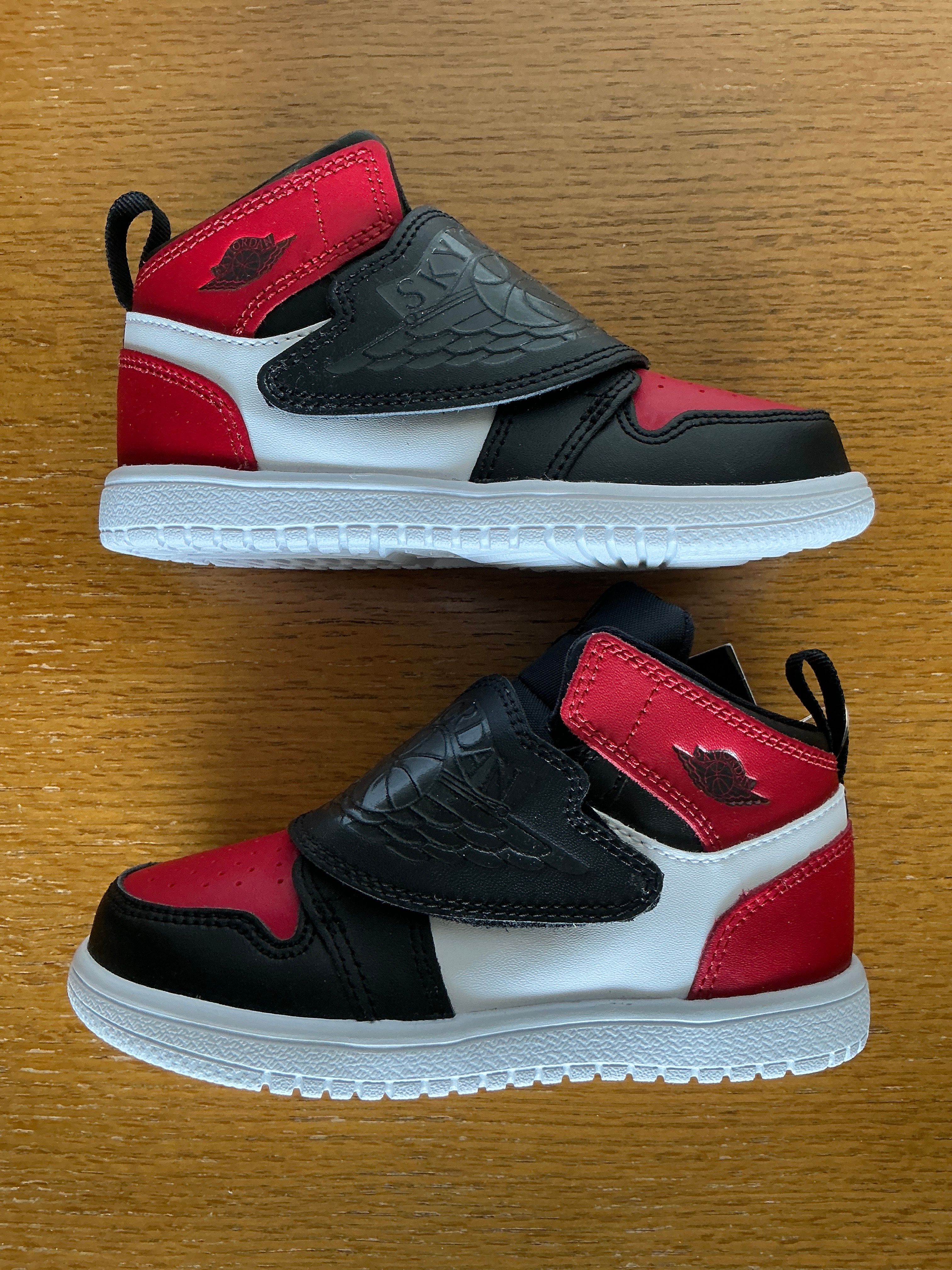 Nike TD Air Jordan 1 High "Chicago/Black Toe"