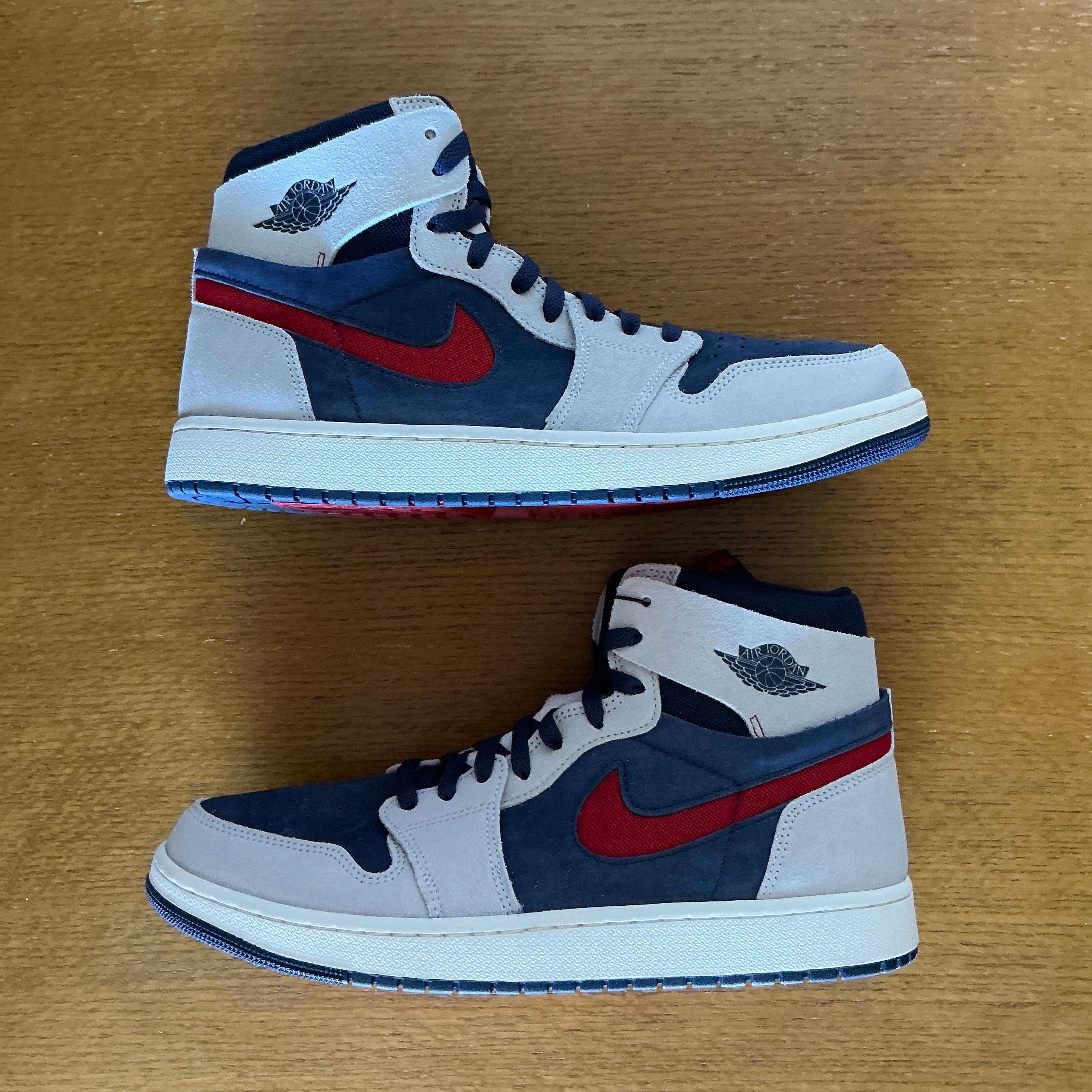 Nike Air Jordan 1 High Zoom CMFT 2 "Midnight Navy/Varsity Red/Neutral Grey/Summit White"