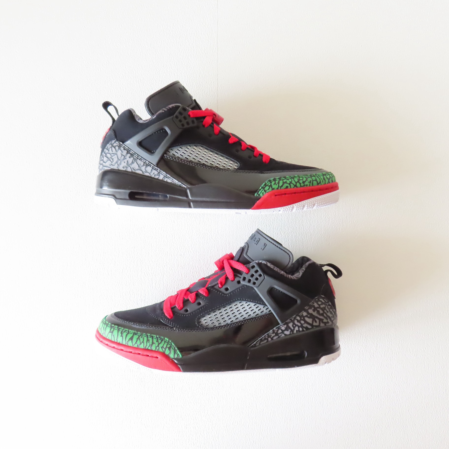 Nike Jordan Spizike Low "Black/Varsity Red/Classic Green"