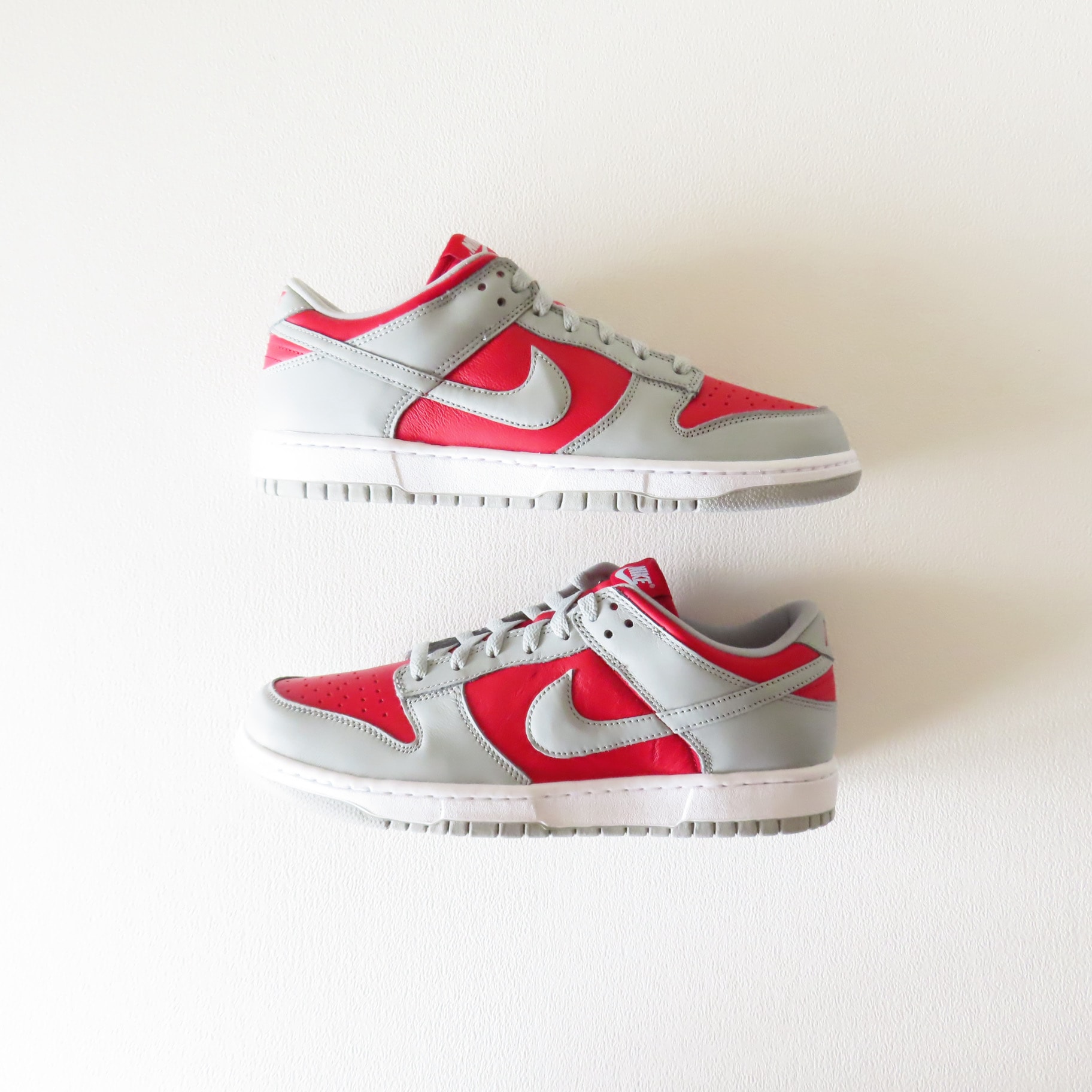 Nike Dunk Low "Varsity Red and Silver"