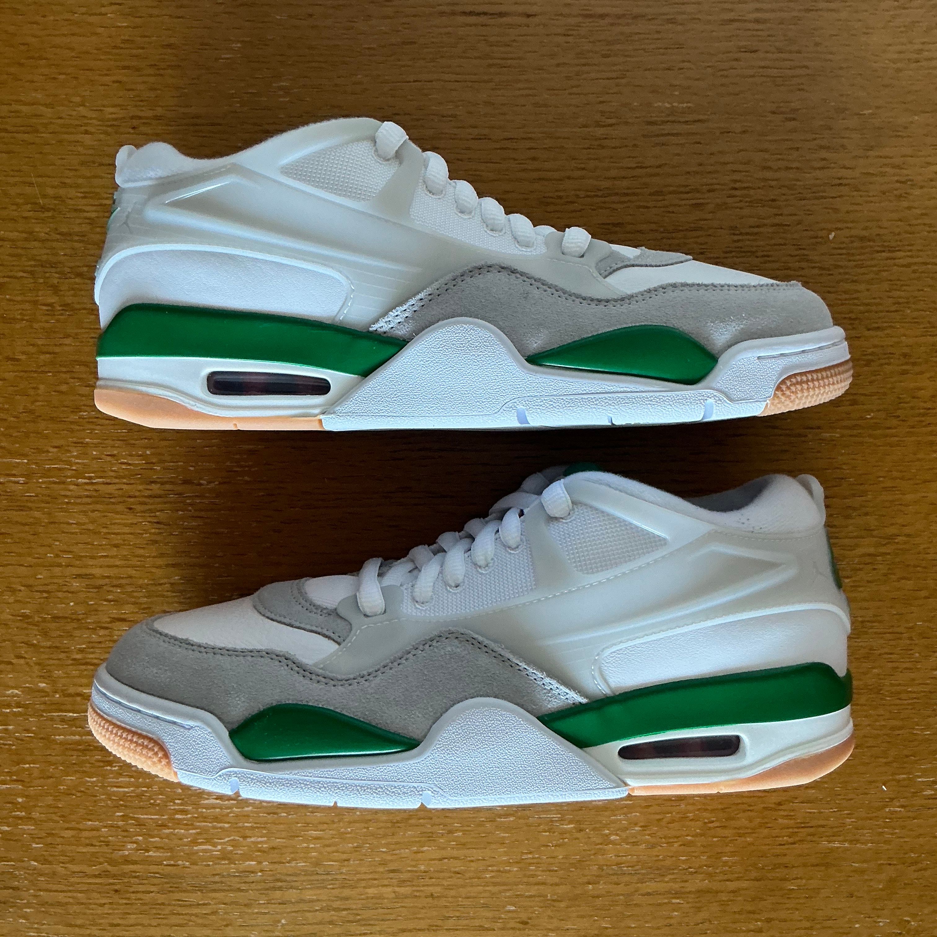 Nike Air Jordan 4 RM "White/Neutral Grey/Wolf Grey/Pine Green"