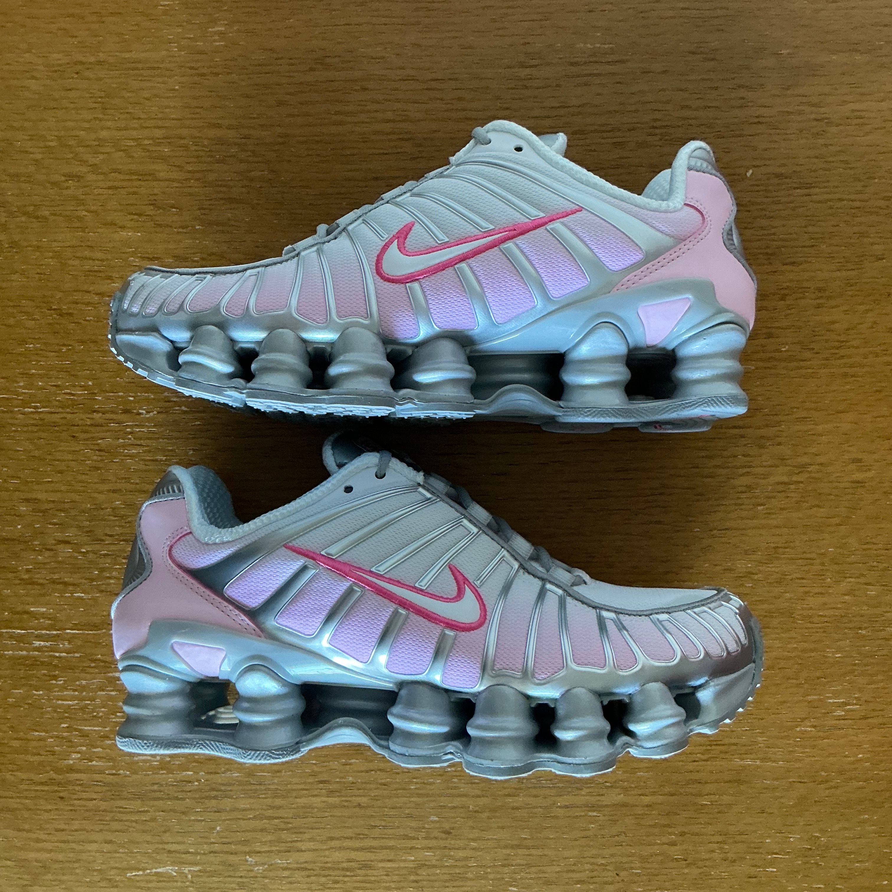 Nike Women's Shox TL "Metallic Platinum/Pinksicle"