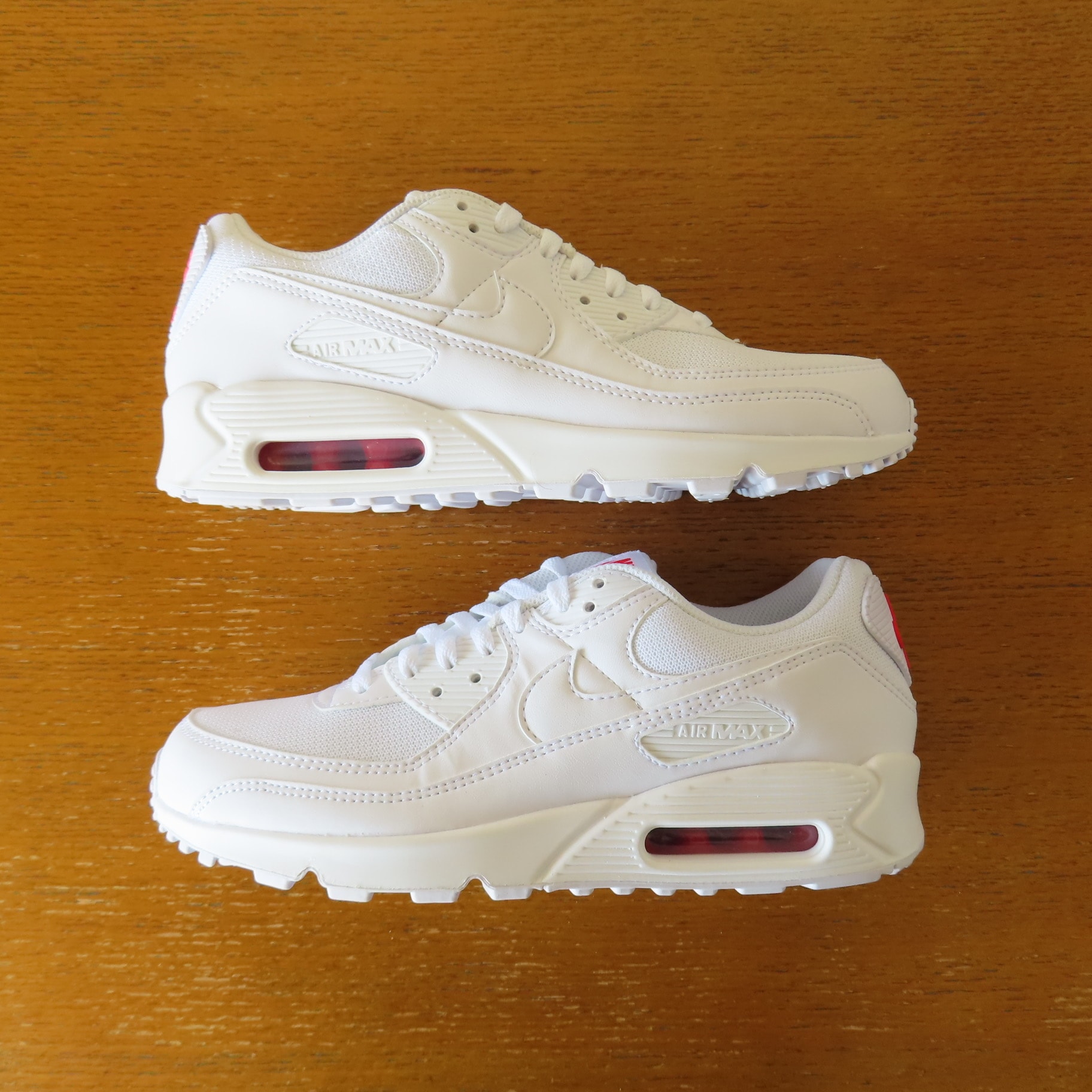 Nike Air Max 90 "White/Light Crimson/White"