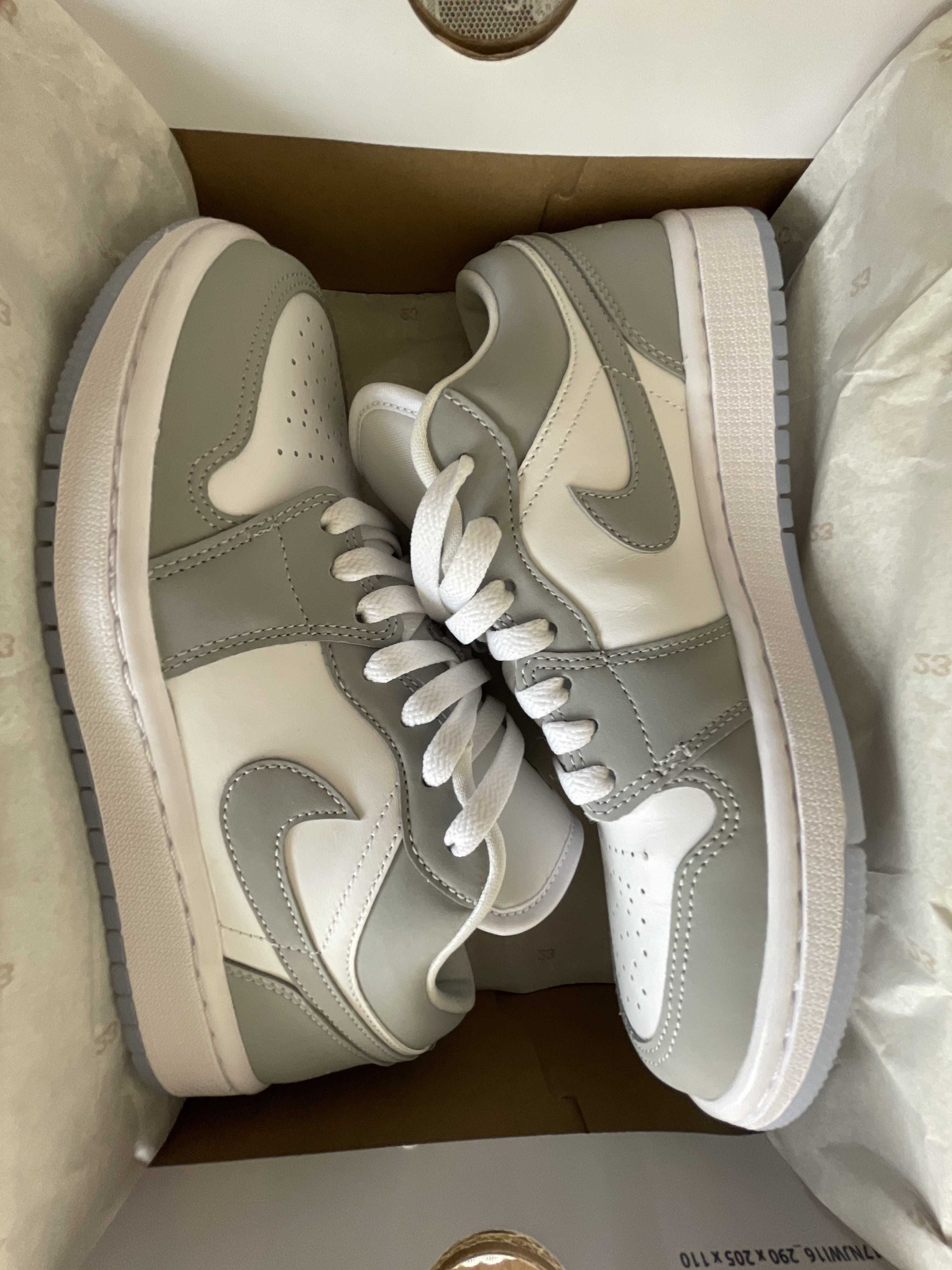 Nike Women's Air Jordan 1 Low "Wolf Grey"