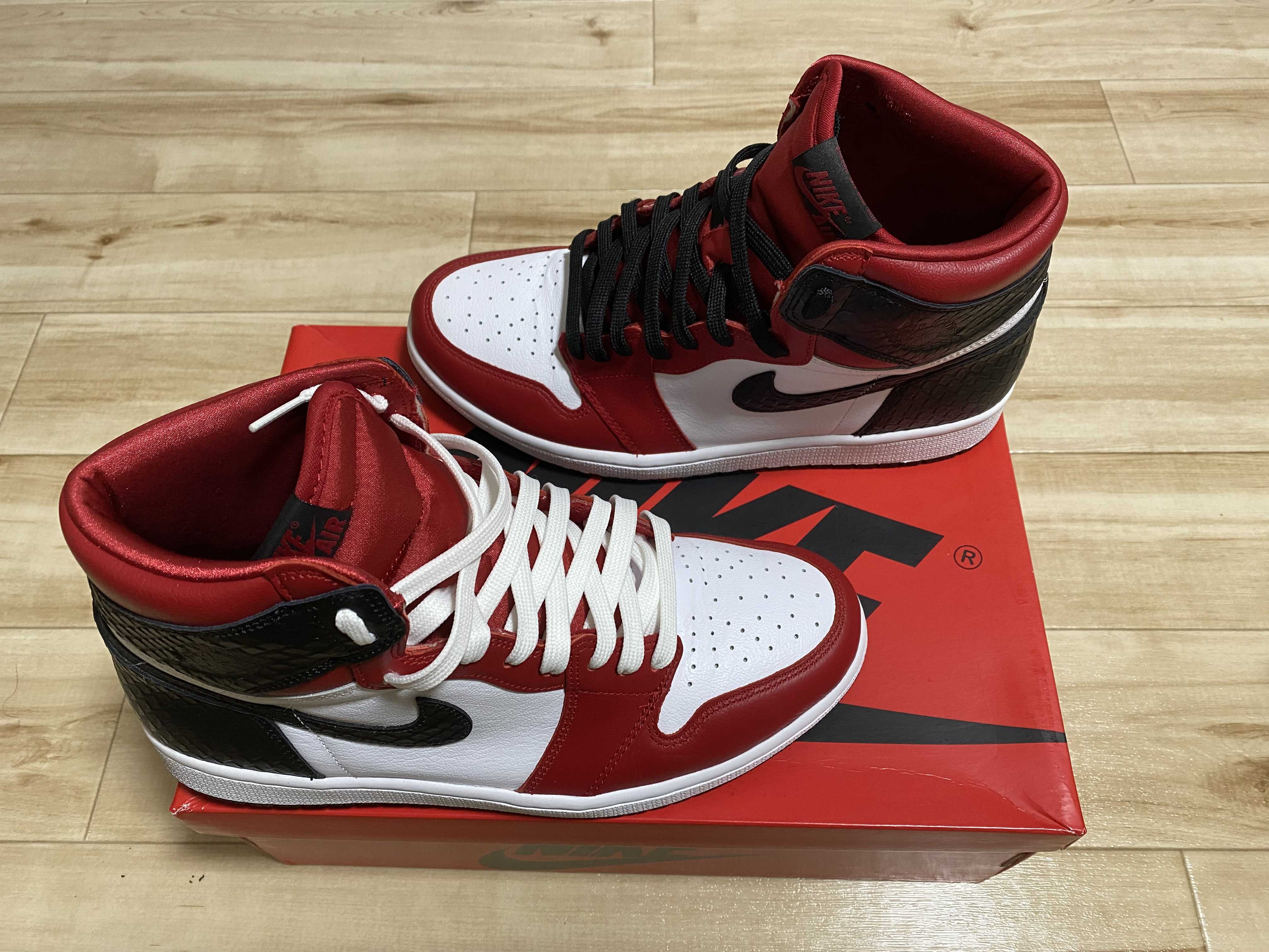 Nike Women's Air Jordan 1 High OG "Satin Red"
