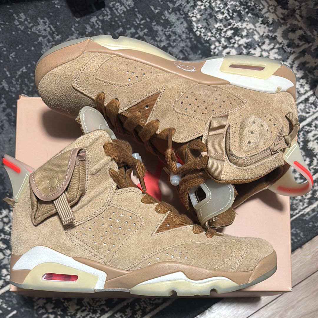 Travis Scott × Nike Air Jordan 6 "British Khaki"